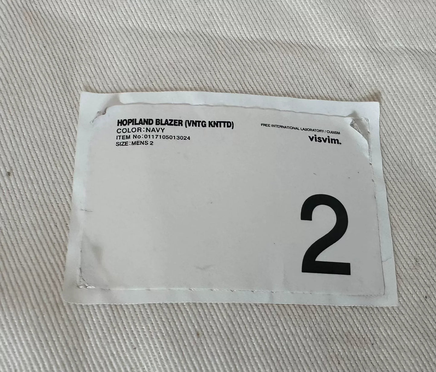 visvim hopiland blazer vintage knotted yarn