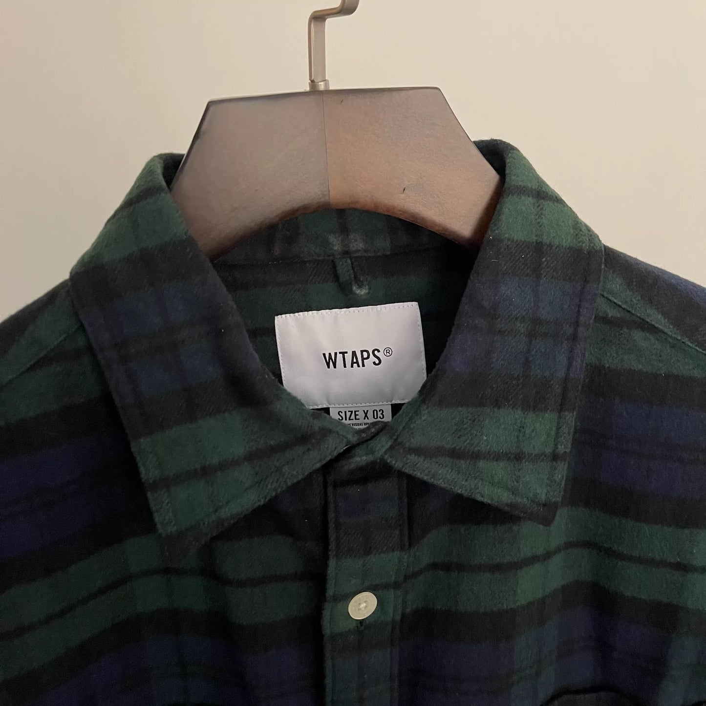 Wtaps Flannel Plaid Shirt