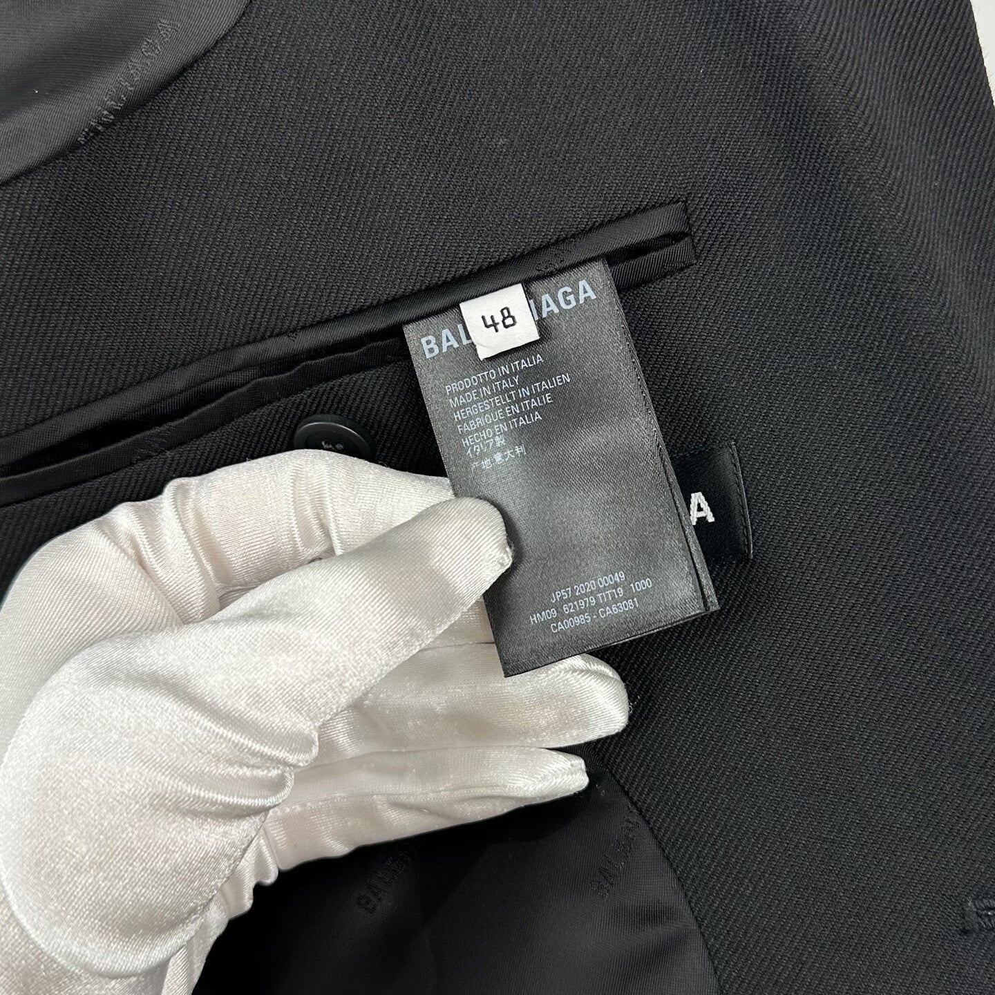 Balenciaga Long Suit Jacket Size 48