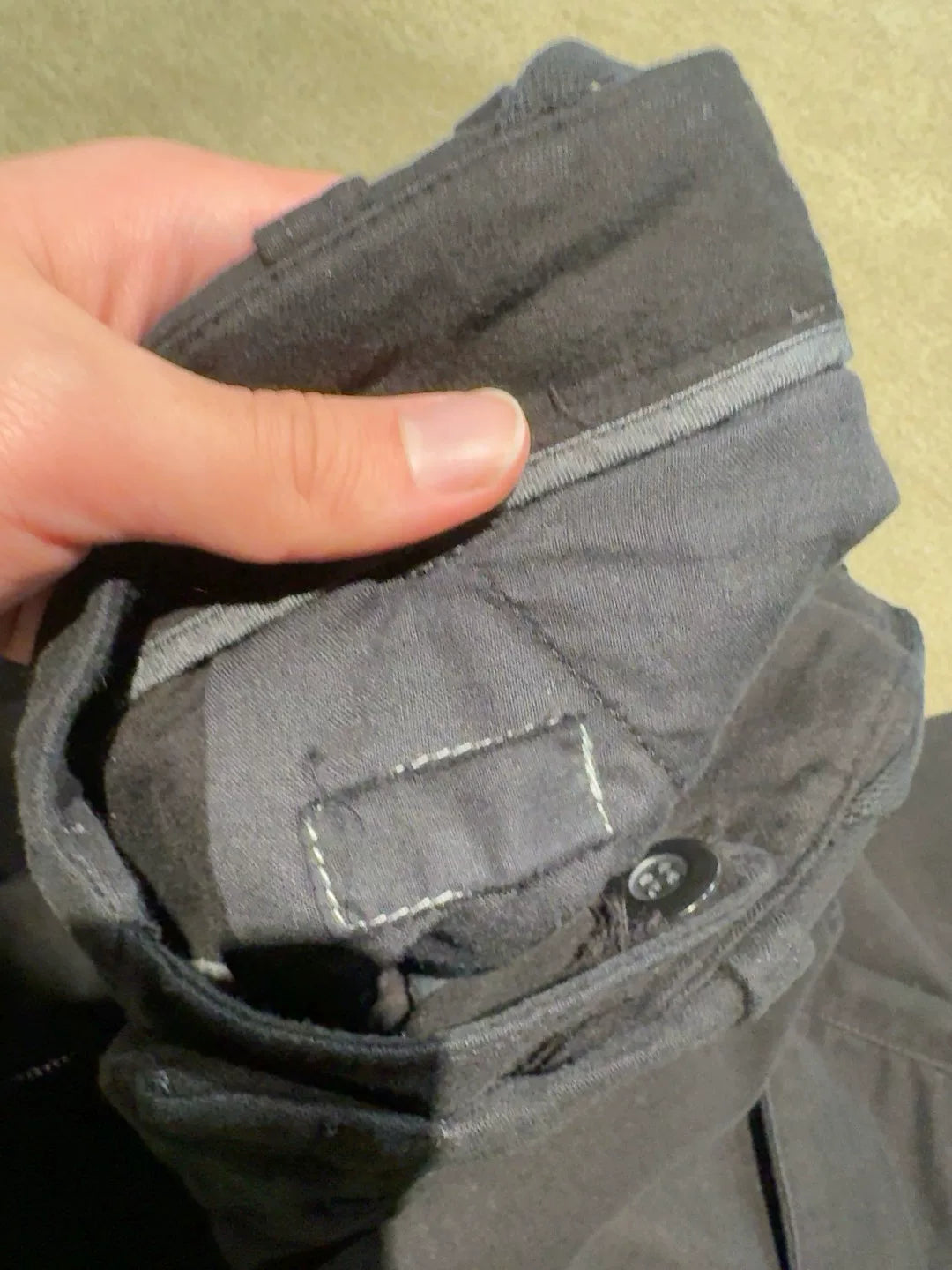 bondage pants with zippers and straps