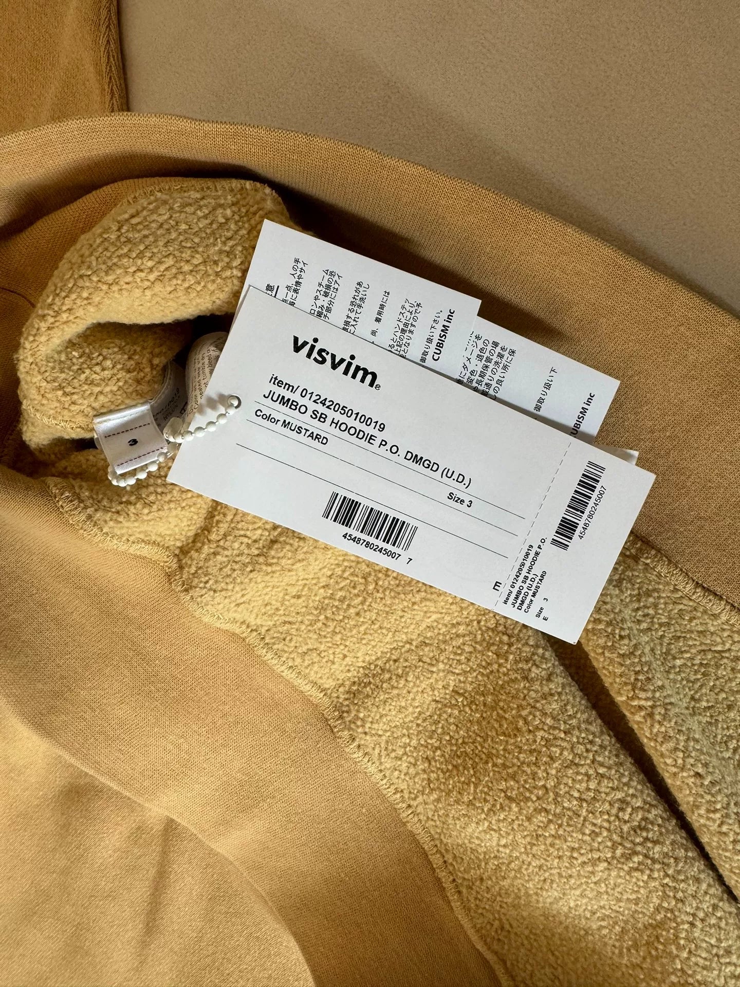 VISVIM 24aw Jumbo SB HOODIE P.O. DMGD