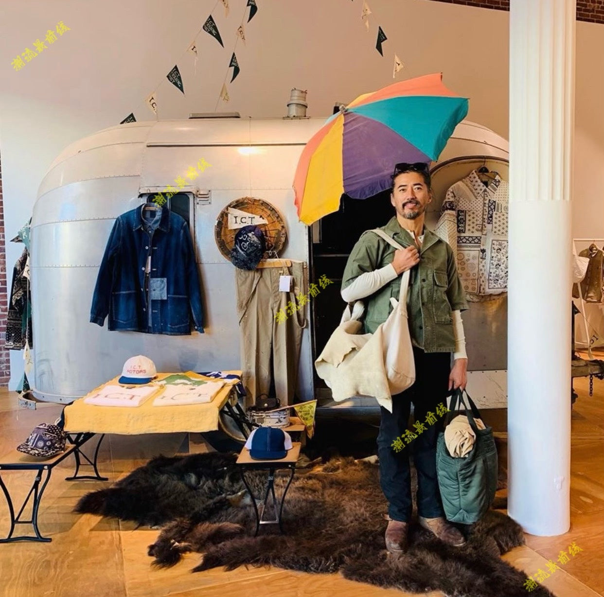 black distressed visvim denim pants W32 L30