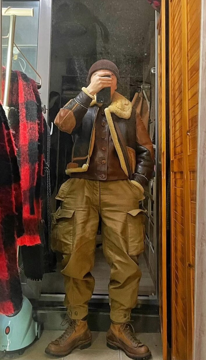 brown leather jerkin vest for layering