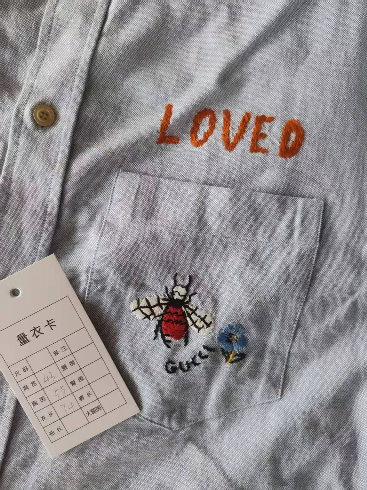 Authentic Gucci Embroidered Logo Zippered Item