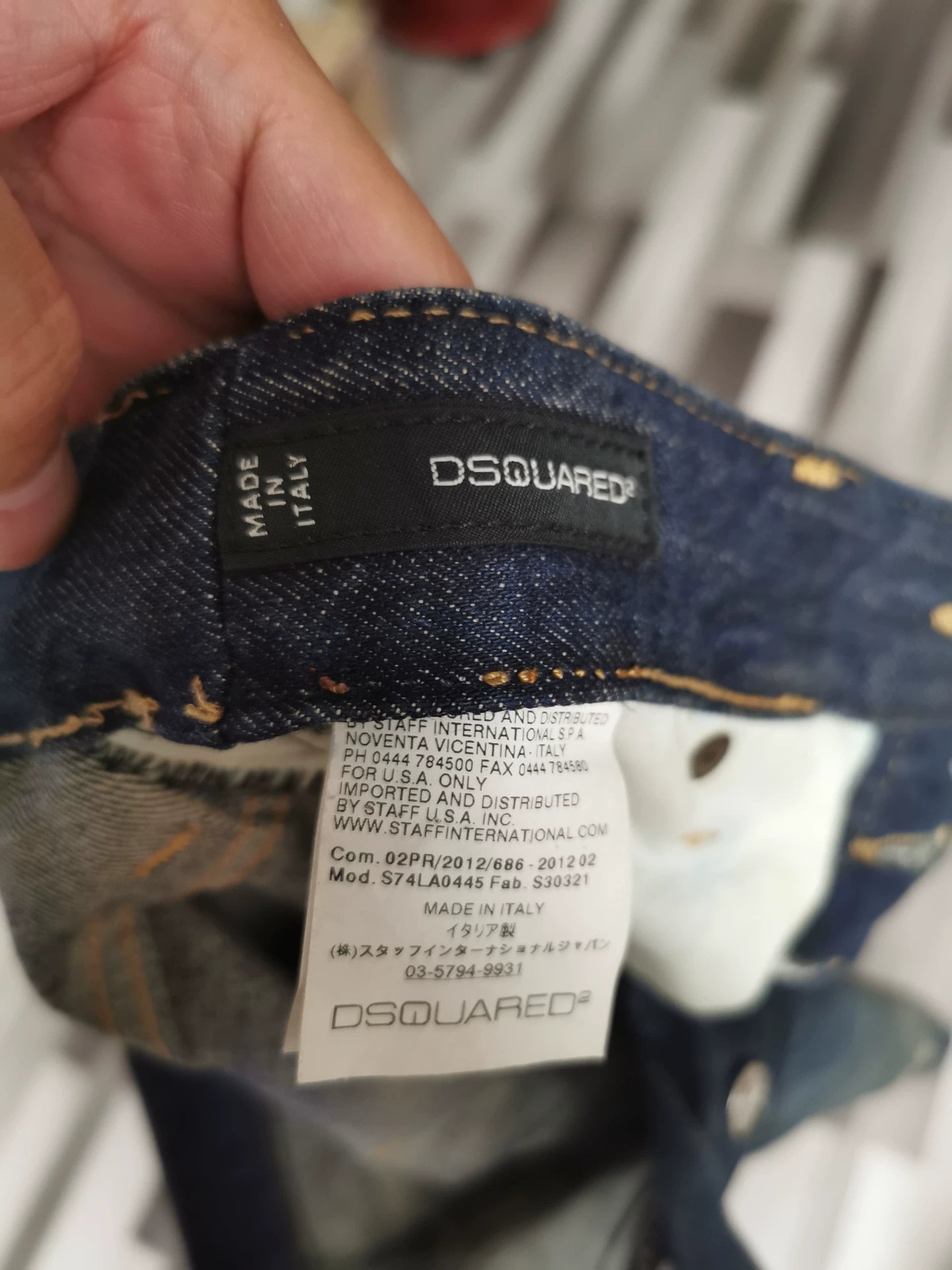 Dsquared2 Denim Jeans with Alterations