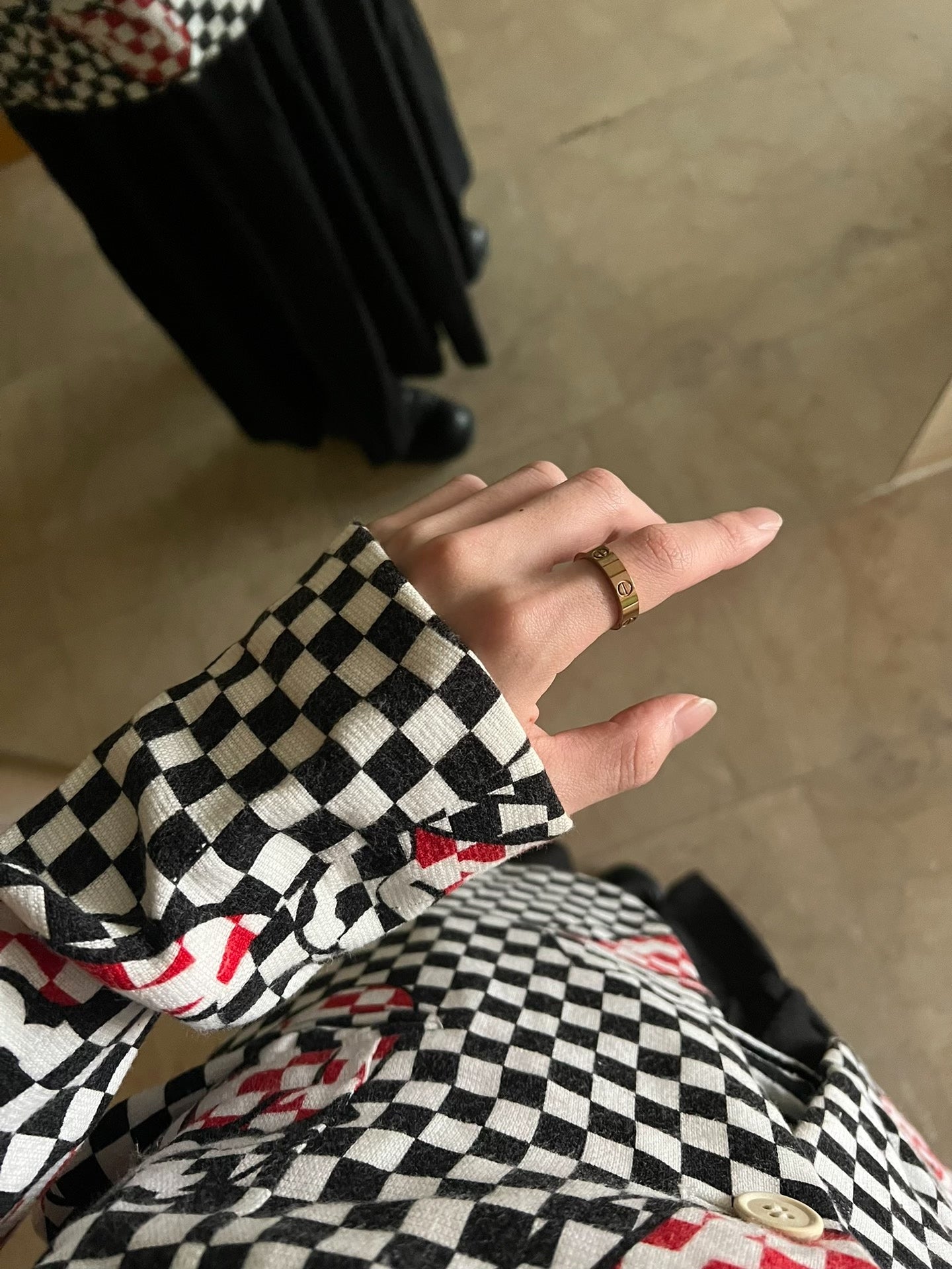 Comme Des Garçons 2005 Rolling Stones Print Suit