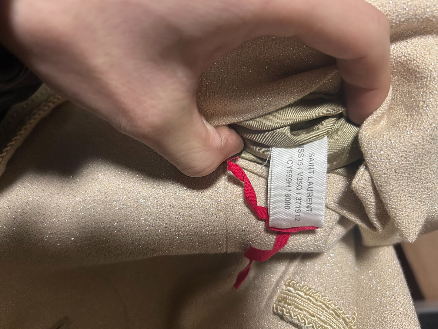 saint laurent psych rock blazer prototype