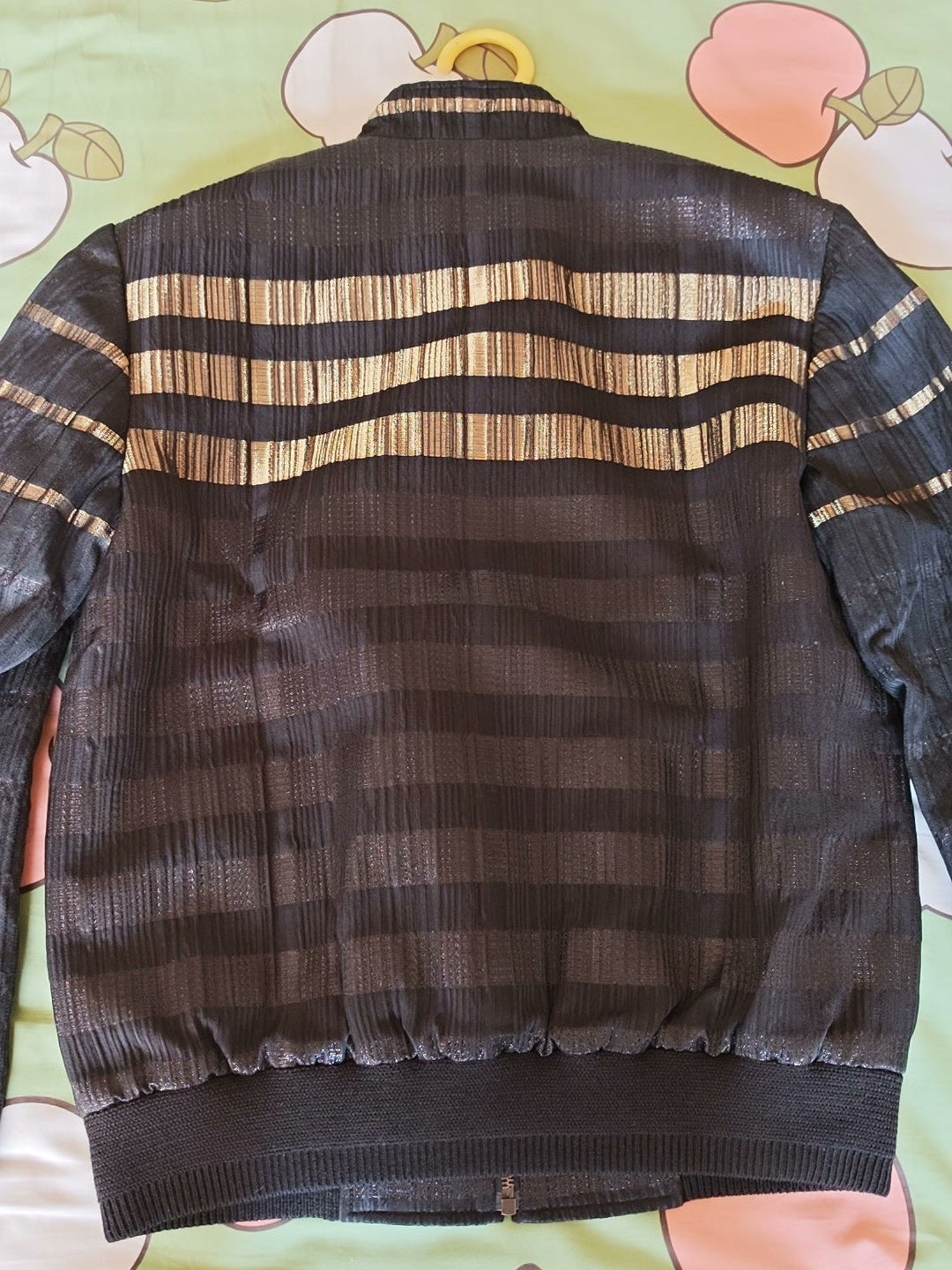 Saint Laurent Black Gold Stripe Jacket