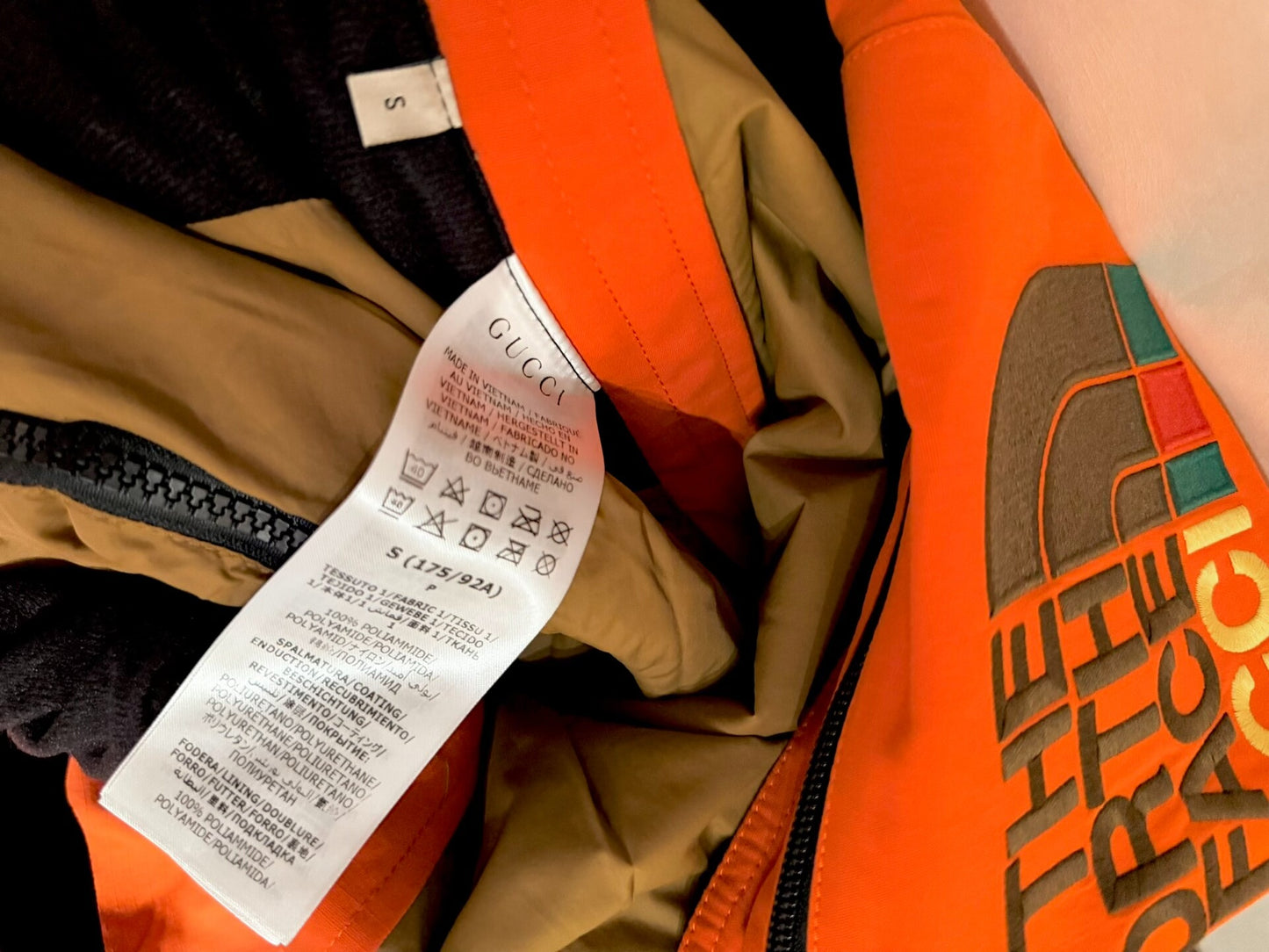 Gucci x The North Face Orange Snow Pants