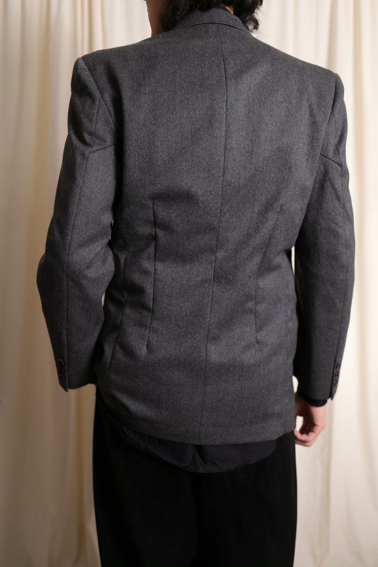 Comme des Garcons Homme 1980s Waist-Cinch Blazer