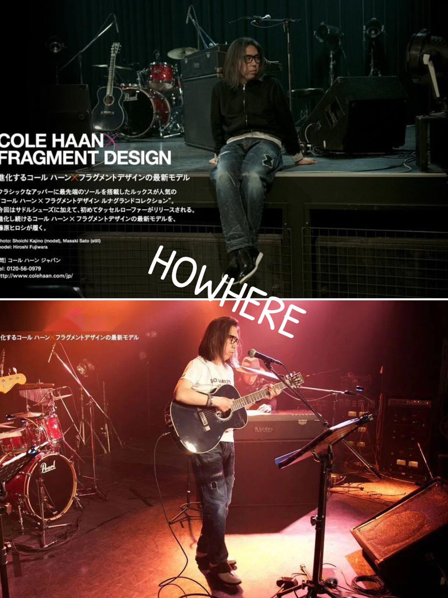 vanquish & fragment distressed denim pants