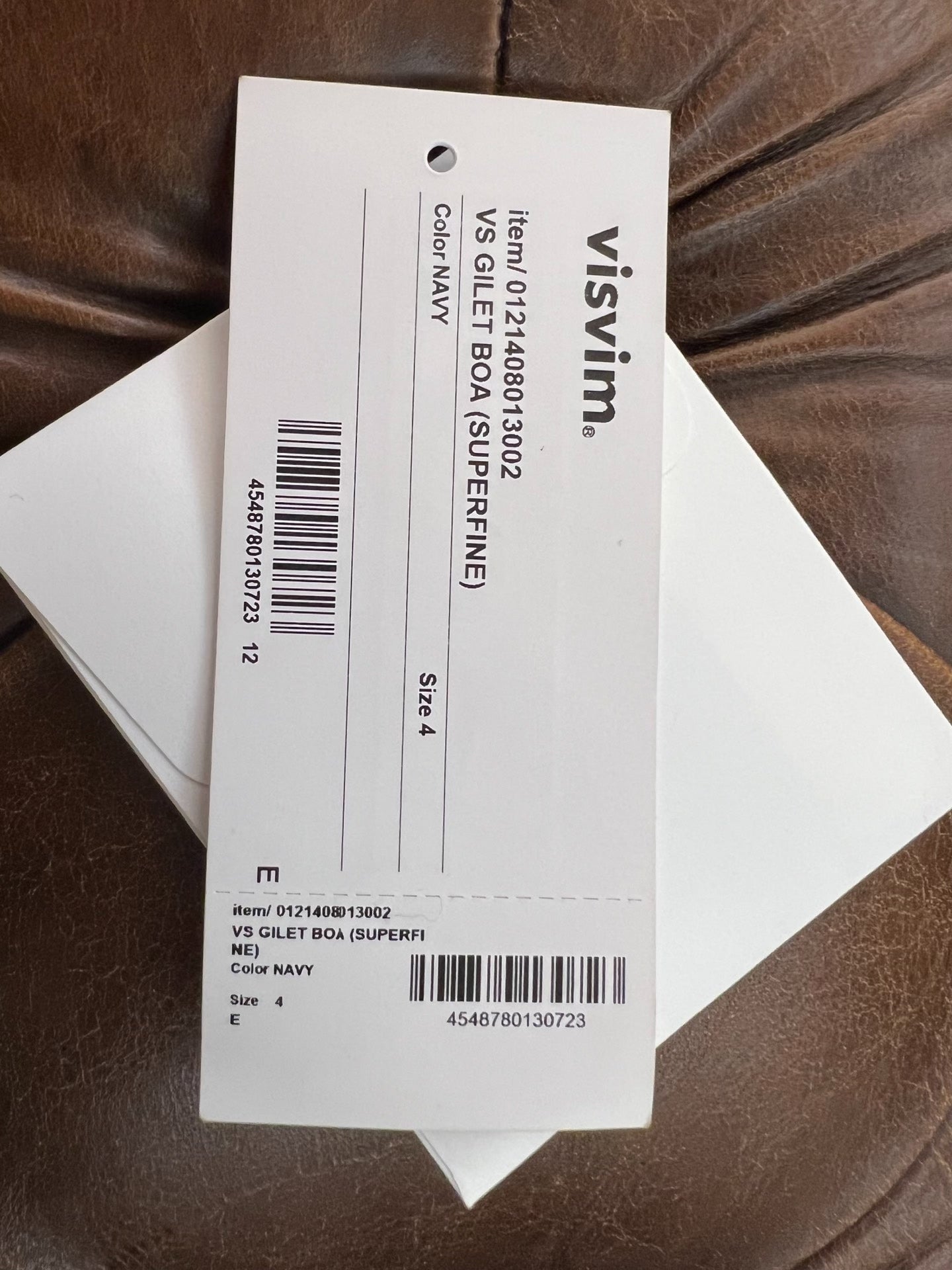 VISVIM 22SS VS GILET BOA SUPERFINE