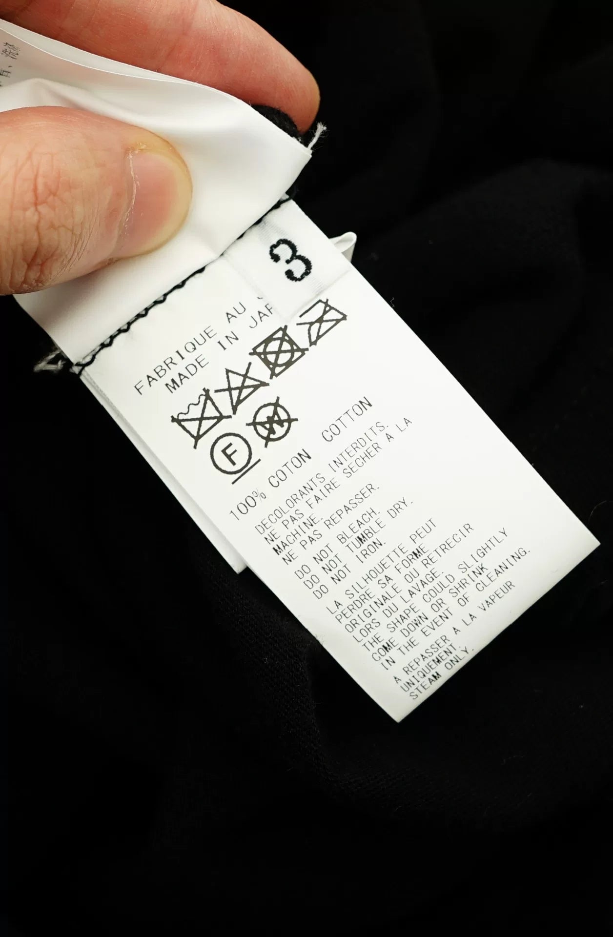 Yohji Yamamoto Button Turtleneck Scarf Tie Long Sleeve