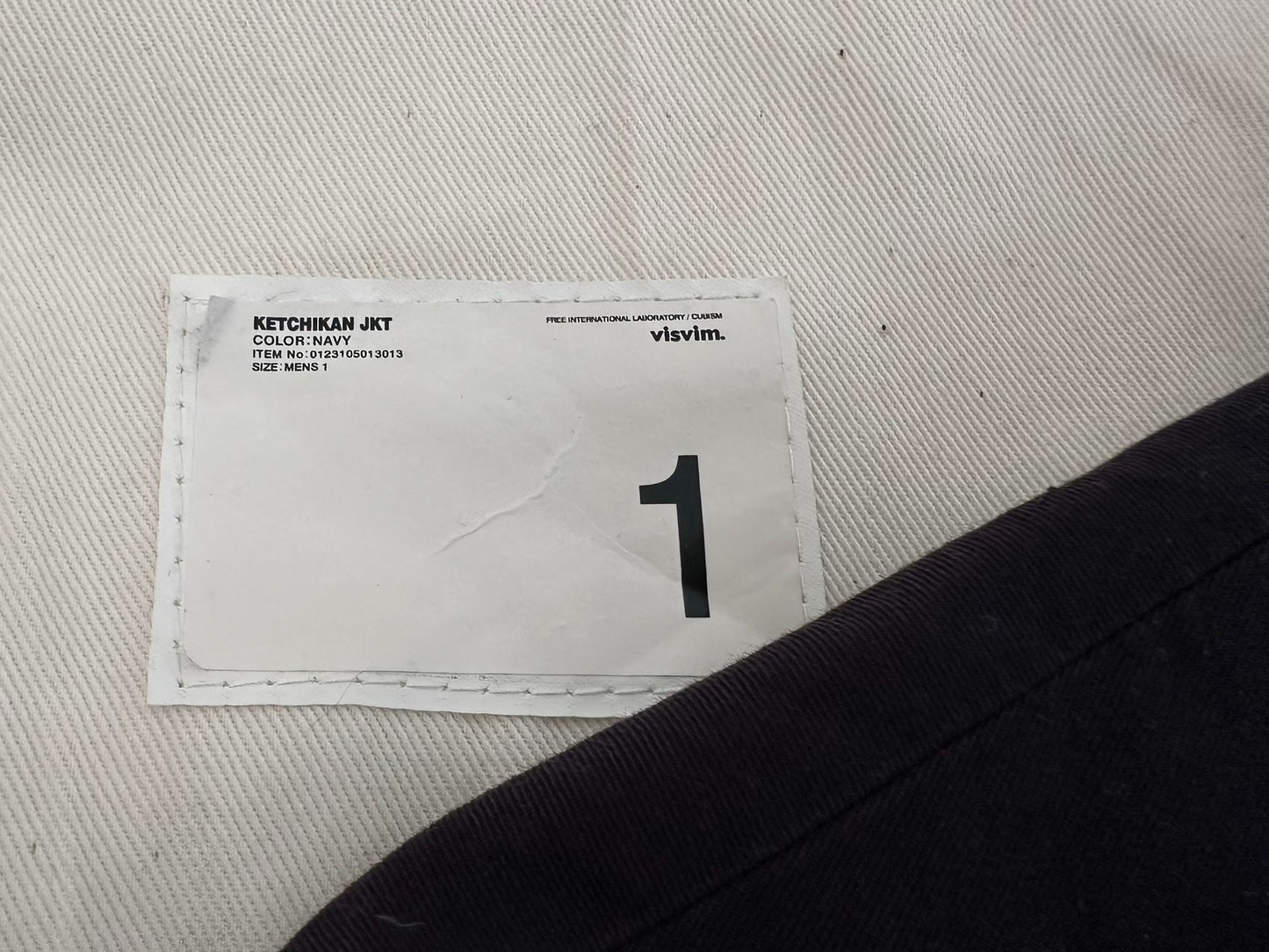 visvim ketchikan jacket in navy blue
