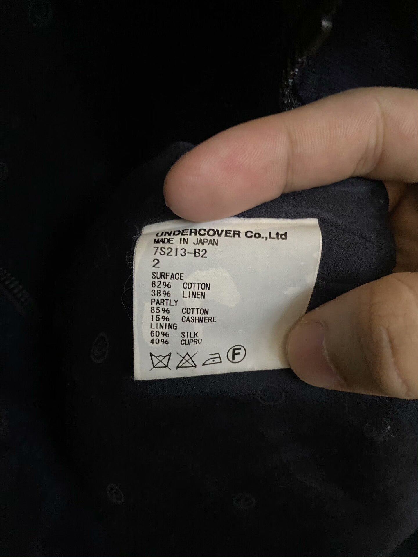 undercover embroidered pocket jacket