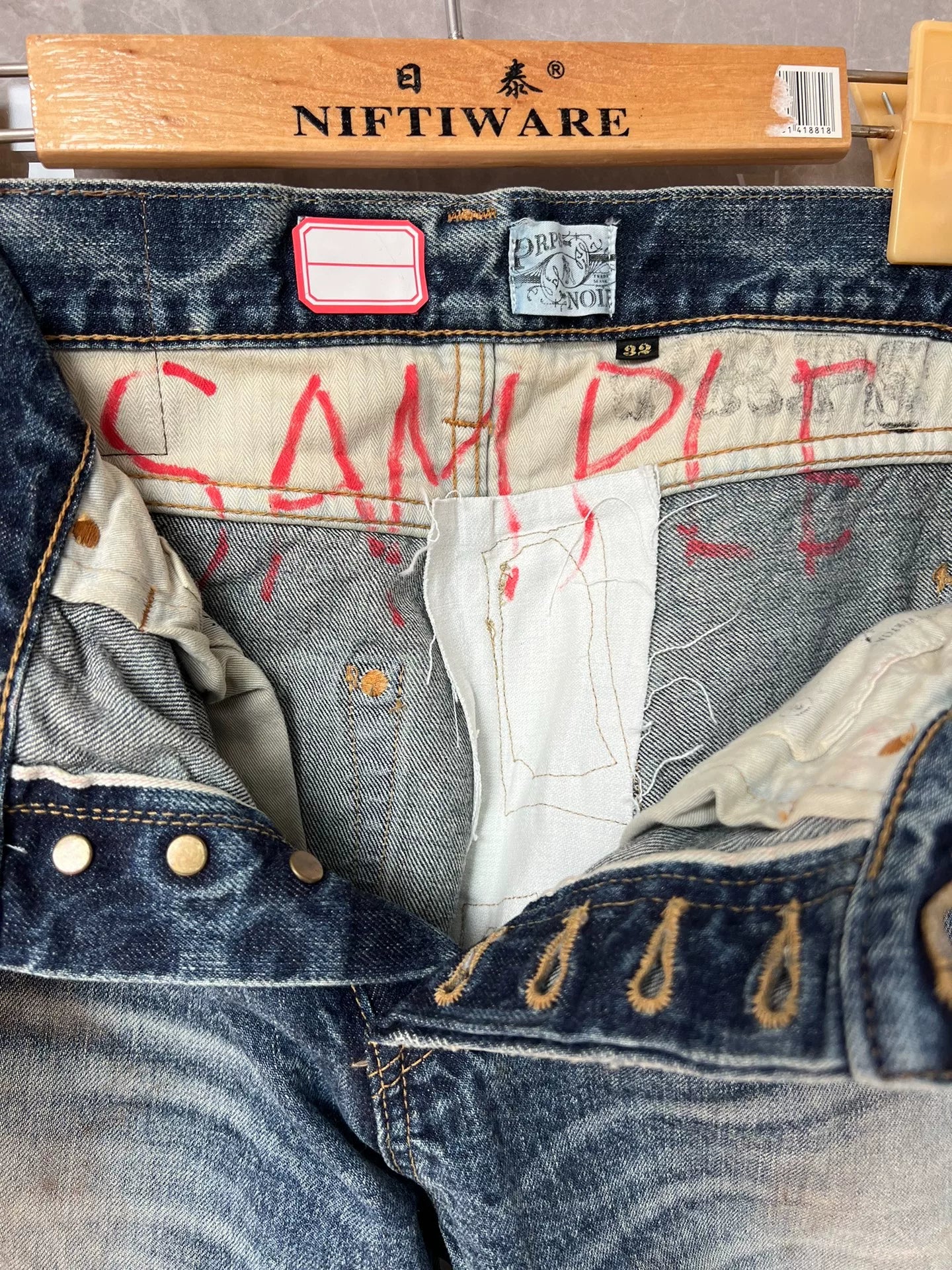 Prps Noir Series Blue Denim Jeans