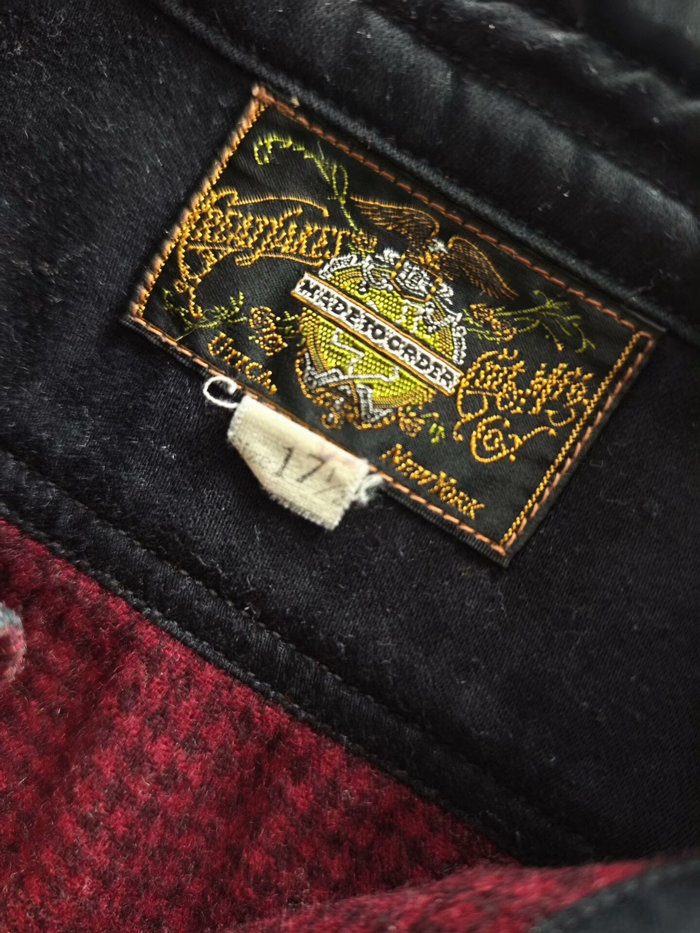 Freewheelers Wool Shirt Houndstooth Pattern