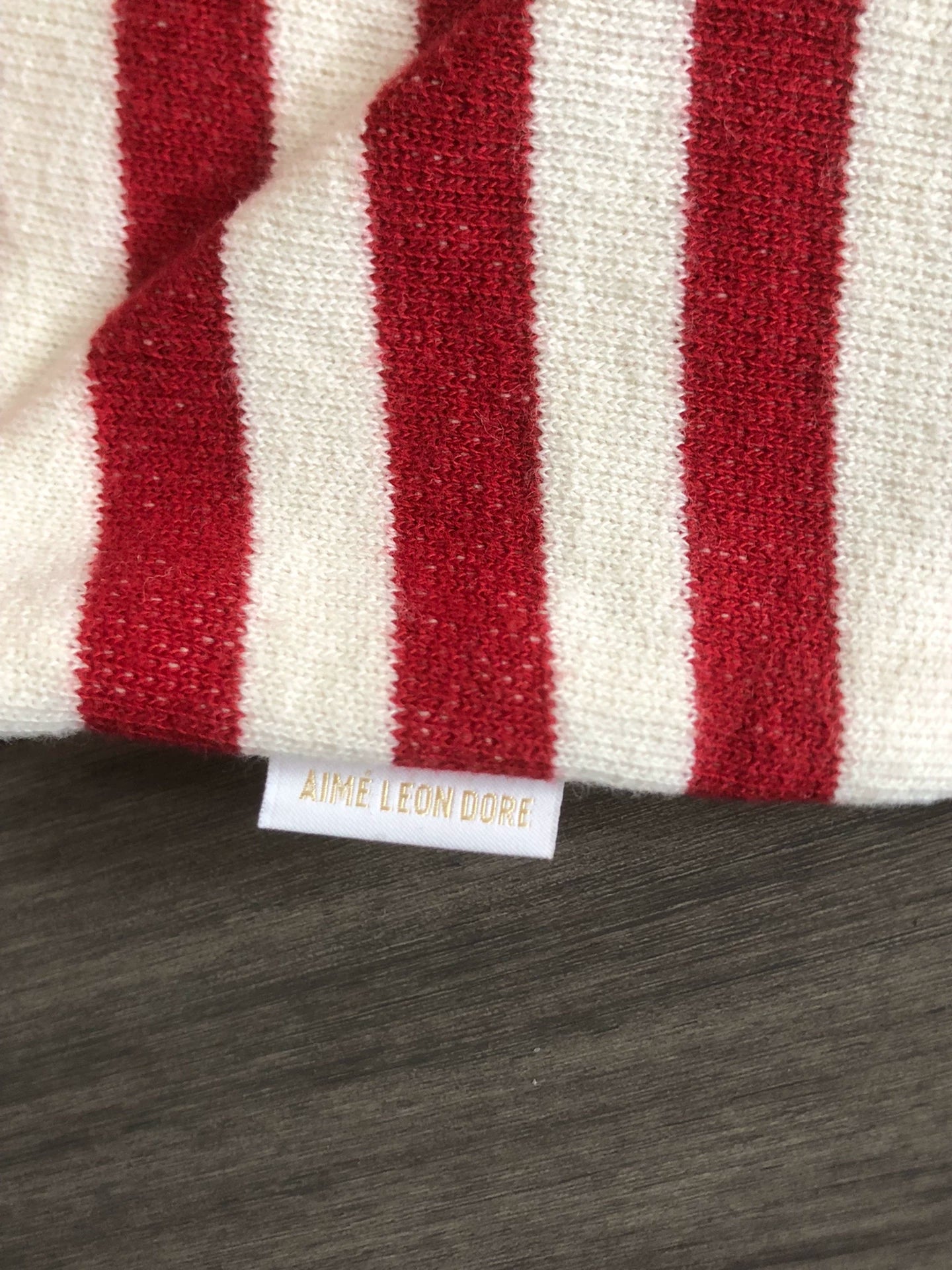 Aime Leon Dore Red Stripe Sweatshirt