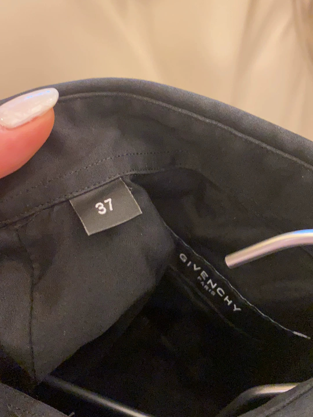 Givenchy Black Men's Shirt Size 37