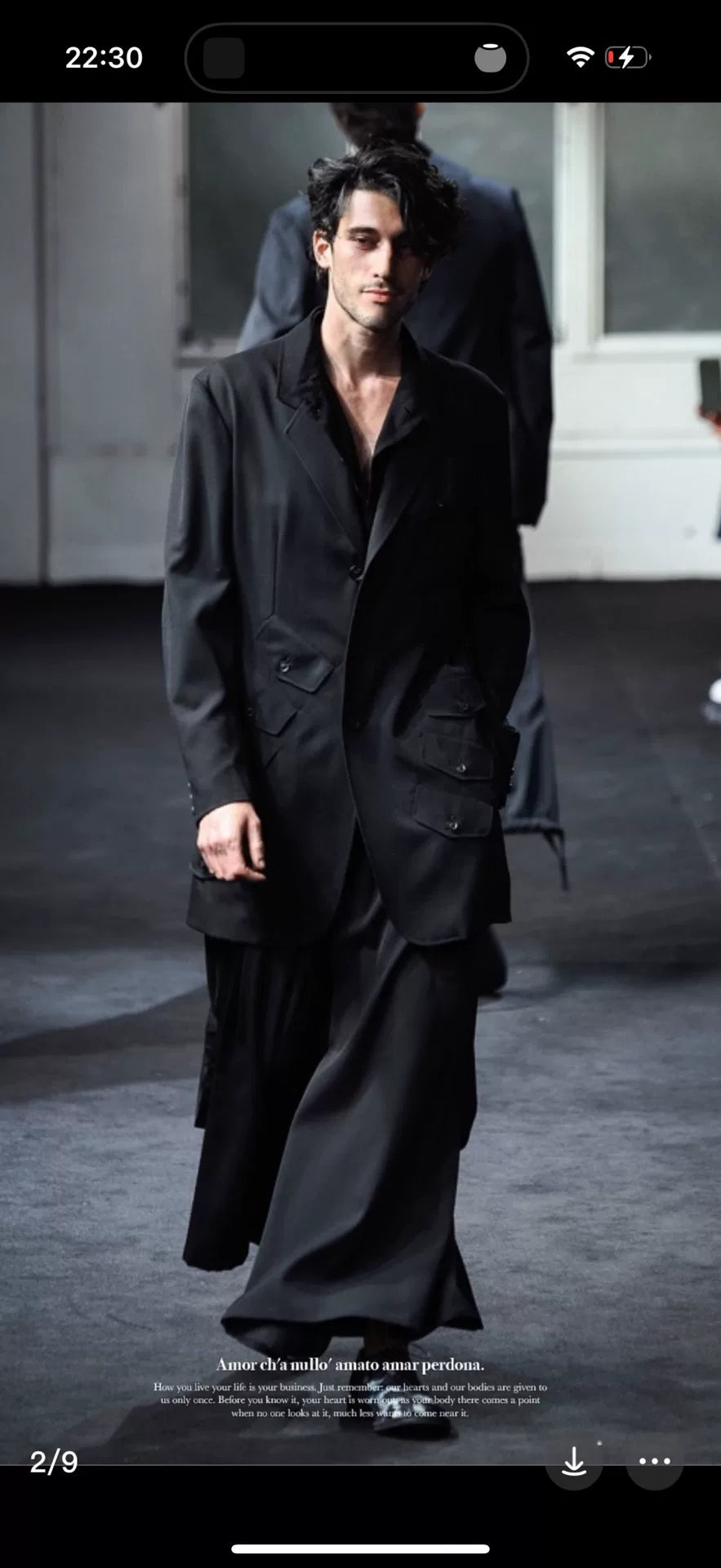 Yohji Yamamoto Pocket Suit