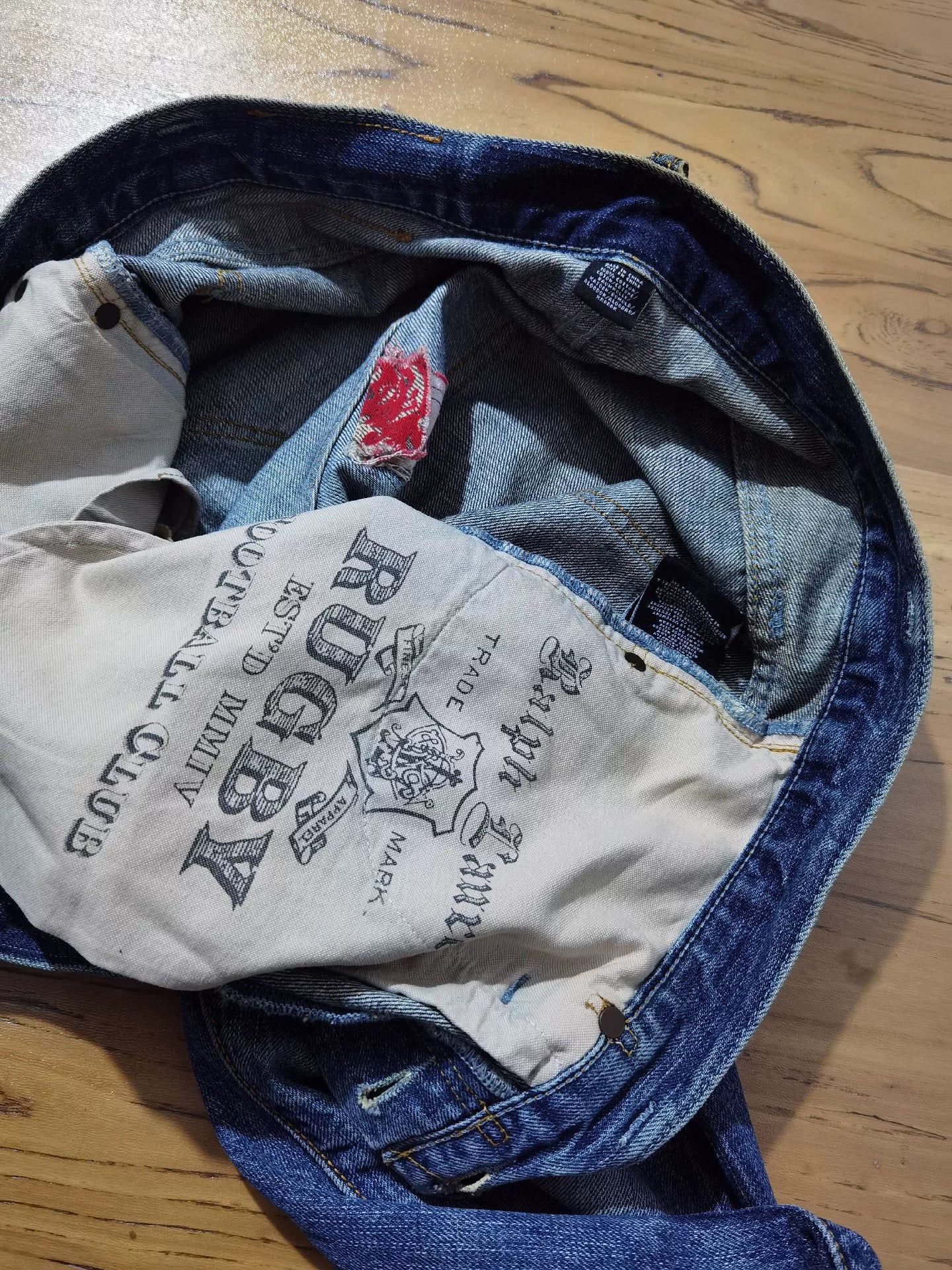 Ralph Lauren Extreme Distressed Patch Jeans