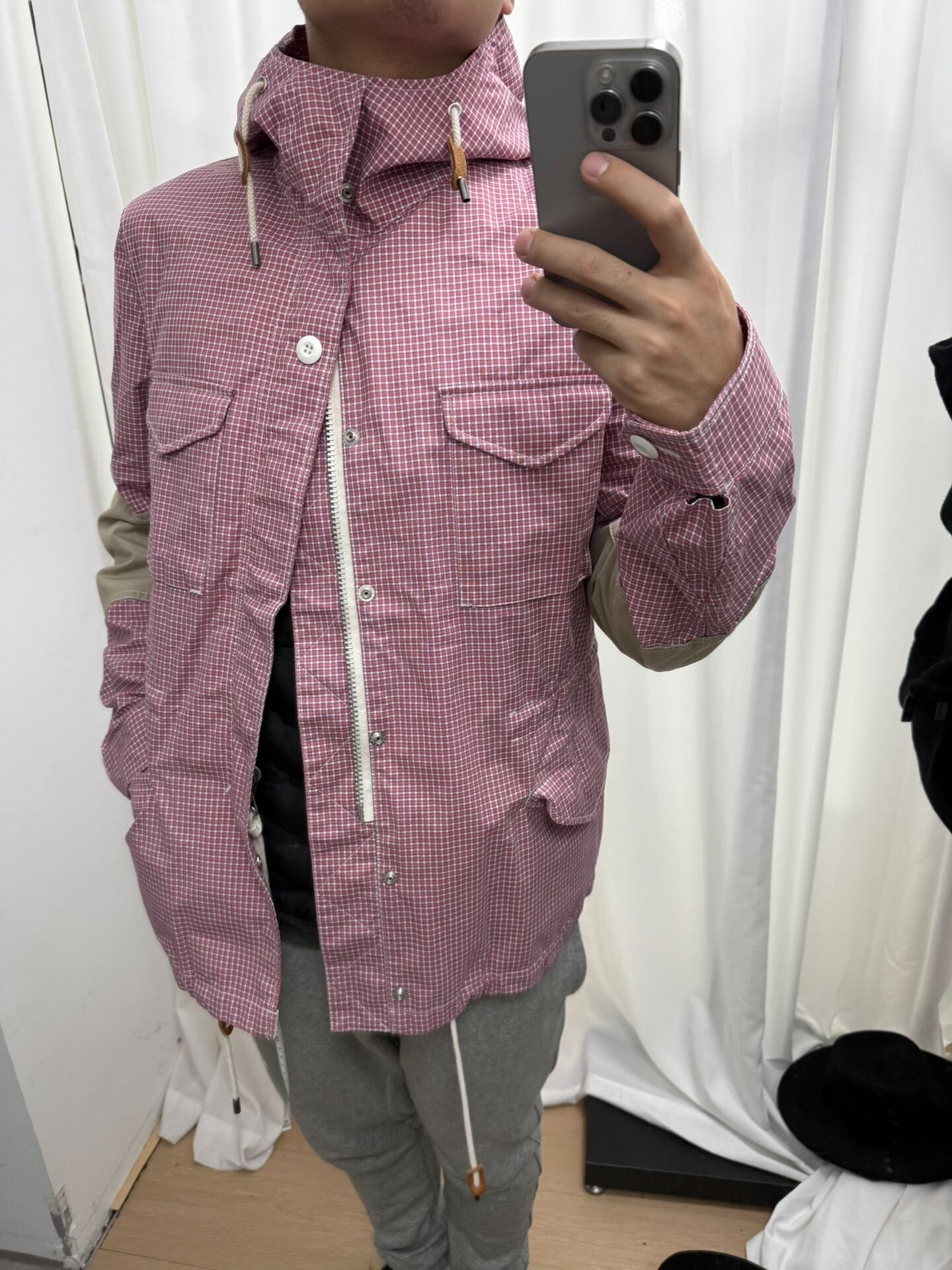 junya watanabe man casual patchwork jacket