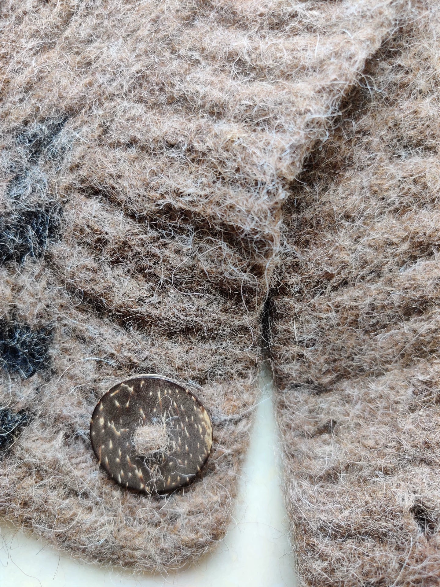 hand-knit barnstormers cardigan with eagle design