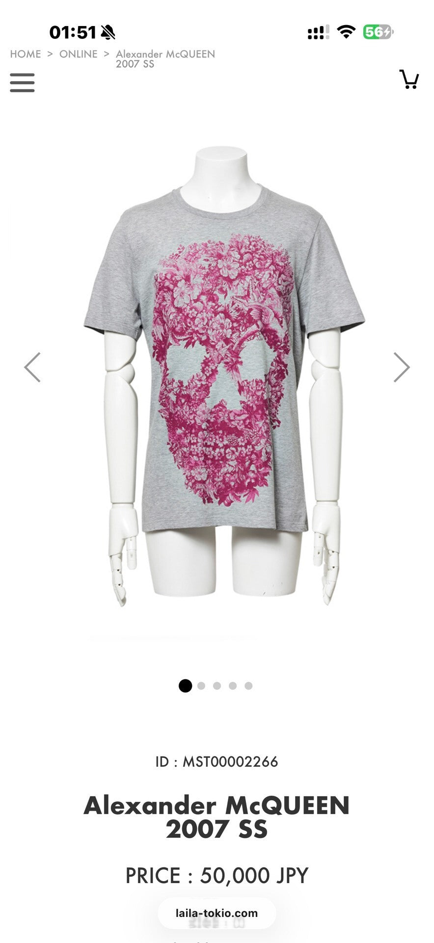 pink floral skull print short sleeve t-shirt