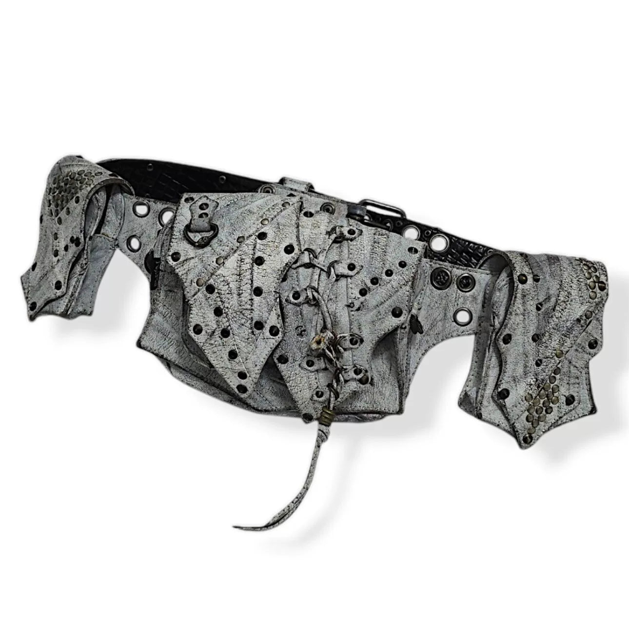 Kmrii Belt Bag with Studs and Leather