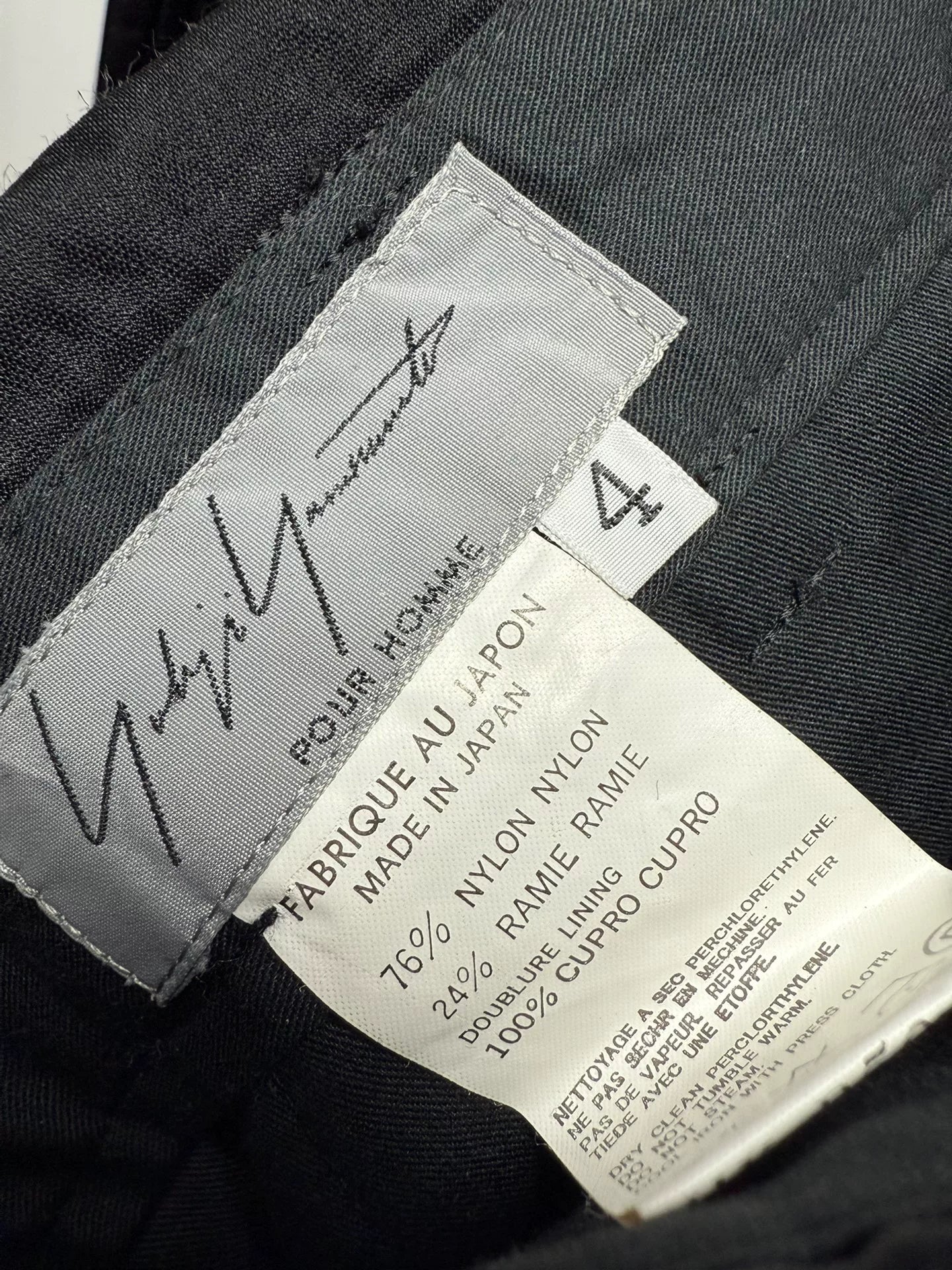 Yohji Yamamoto Pour Homme Archive Multi-Pocket Pants
