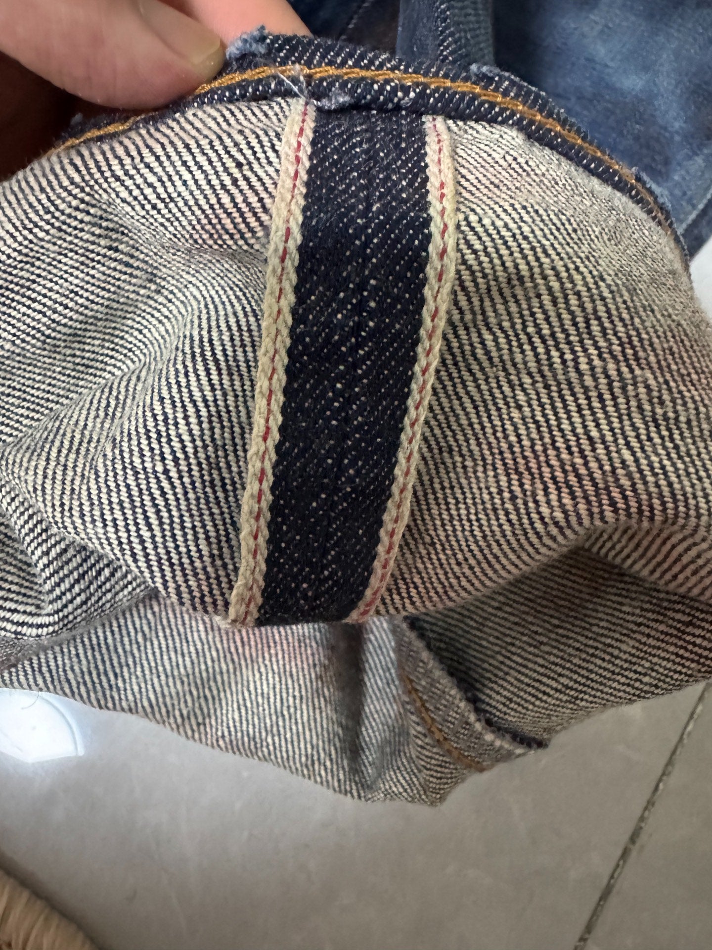Noir Denim Jeans with Distressing