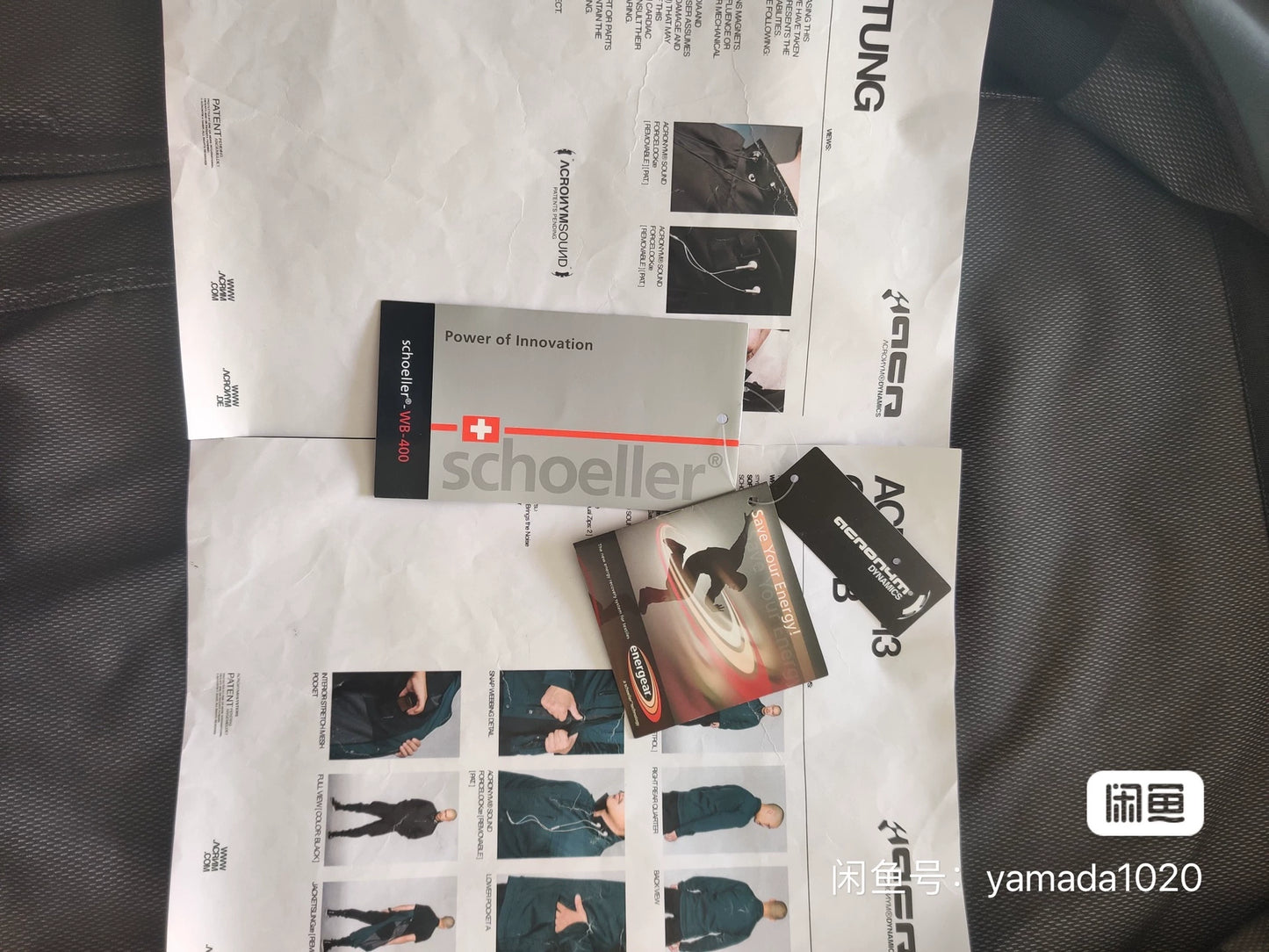 Acronym Stylish Black Jacket Size S