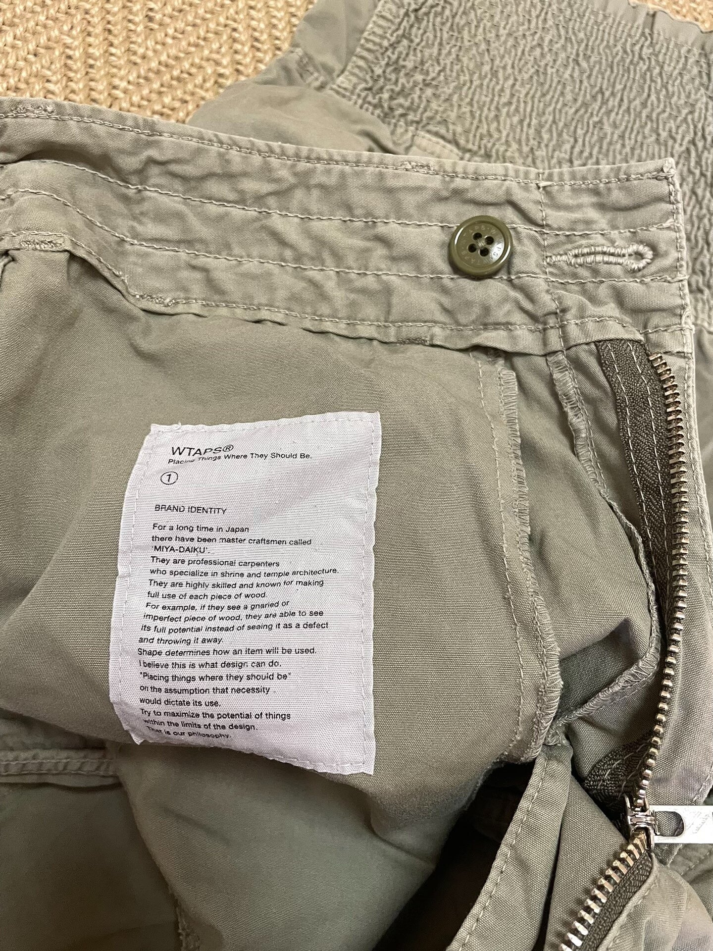 WTAPS 13SS Jungle Chopped Batik Shorts