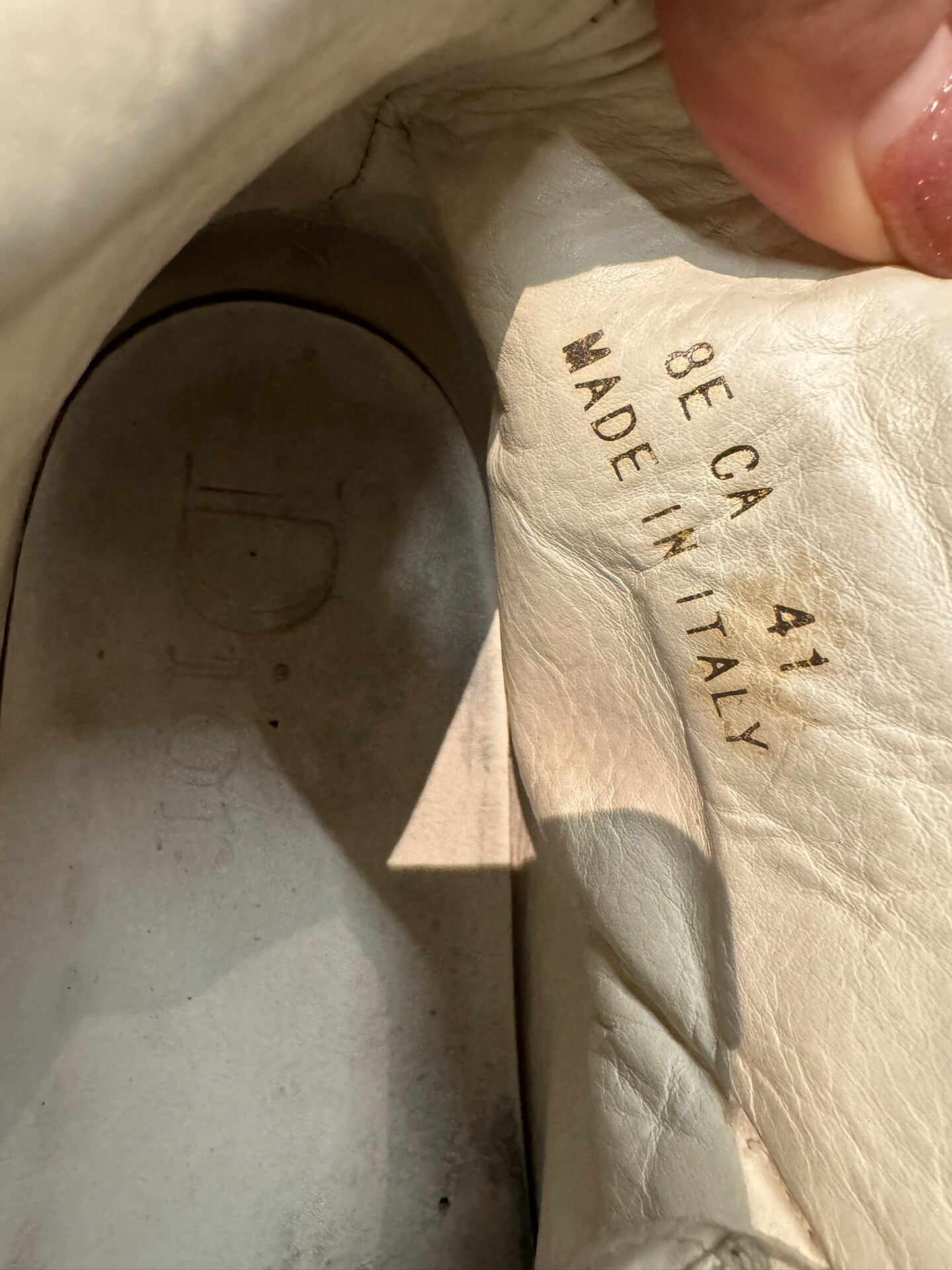 Dior Homme Leather Shoes by Hedi Slimane