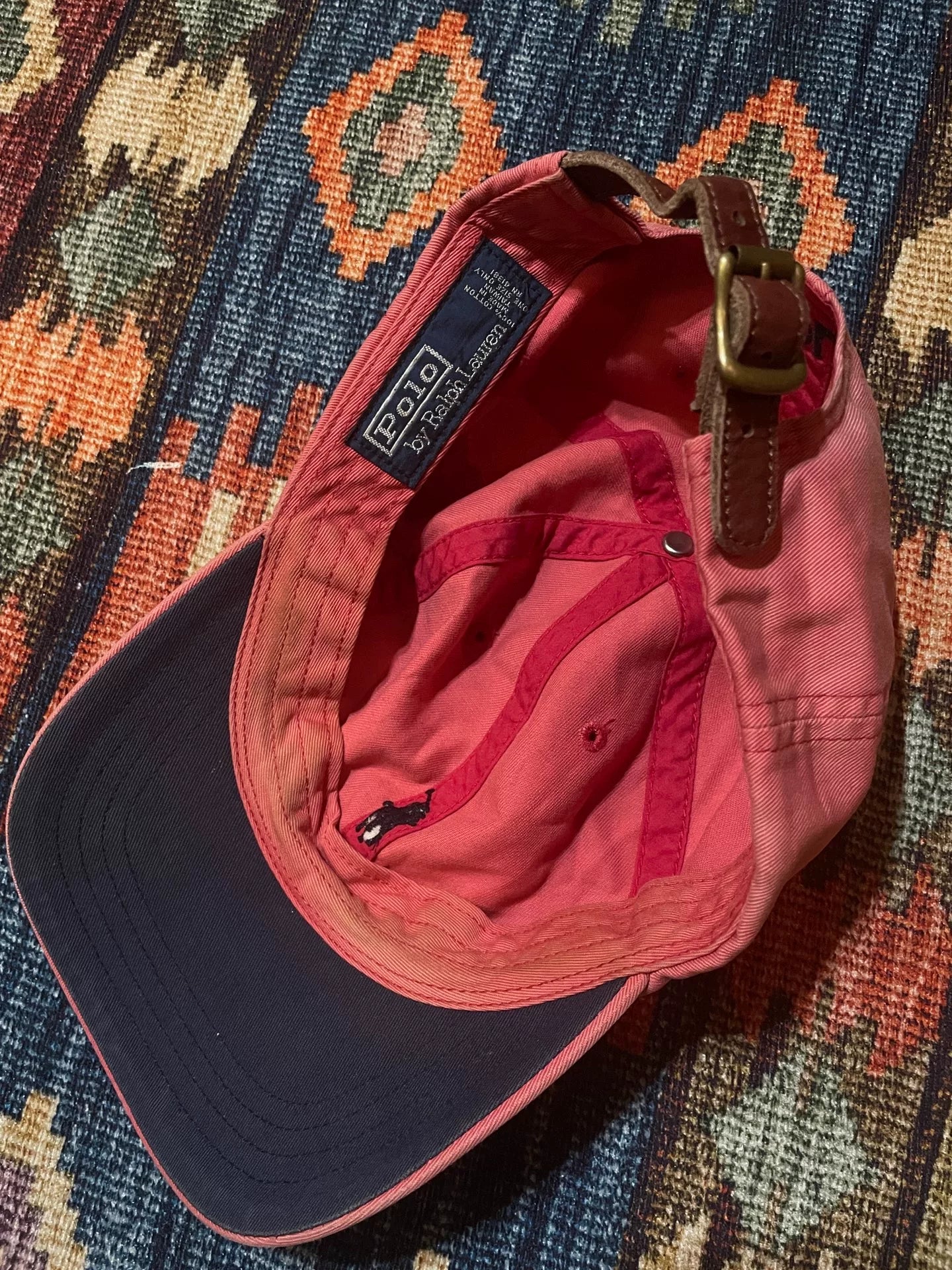 Polo Ralph Lauren Washed Pink Baseball Cap