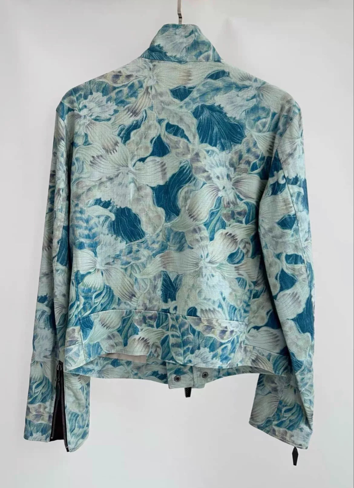 Yohji Yamamoto Floral Motorcycle Jacket