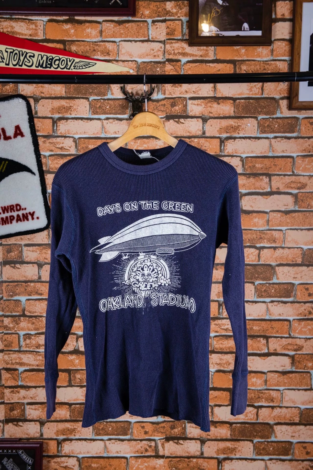 Freewheelers Classic Waffle Long Sleeve Top