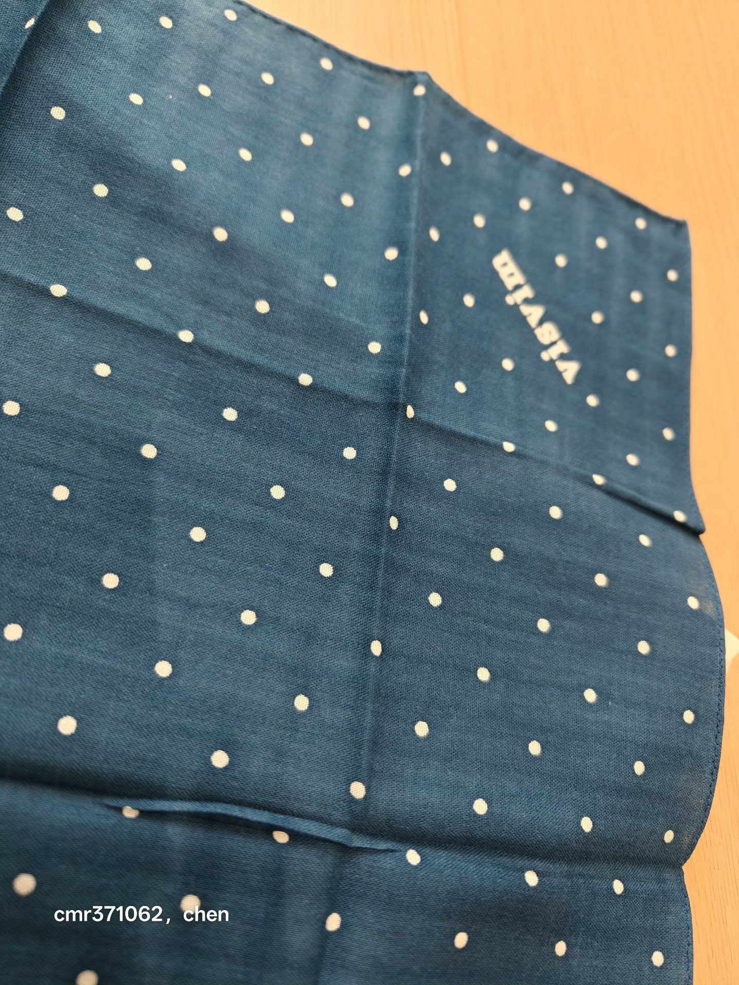 visvim Blue Polka Dot Bandana 50x50cm