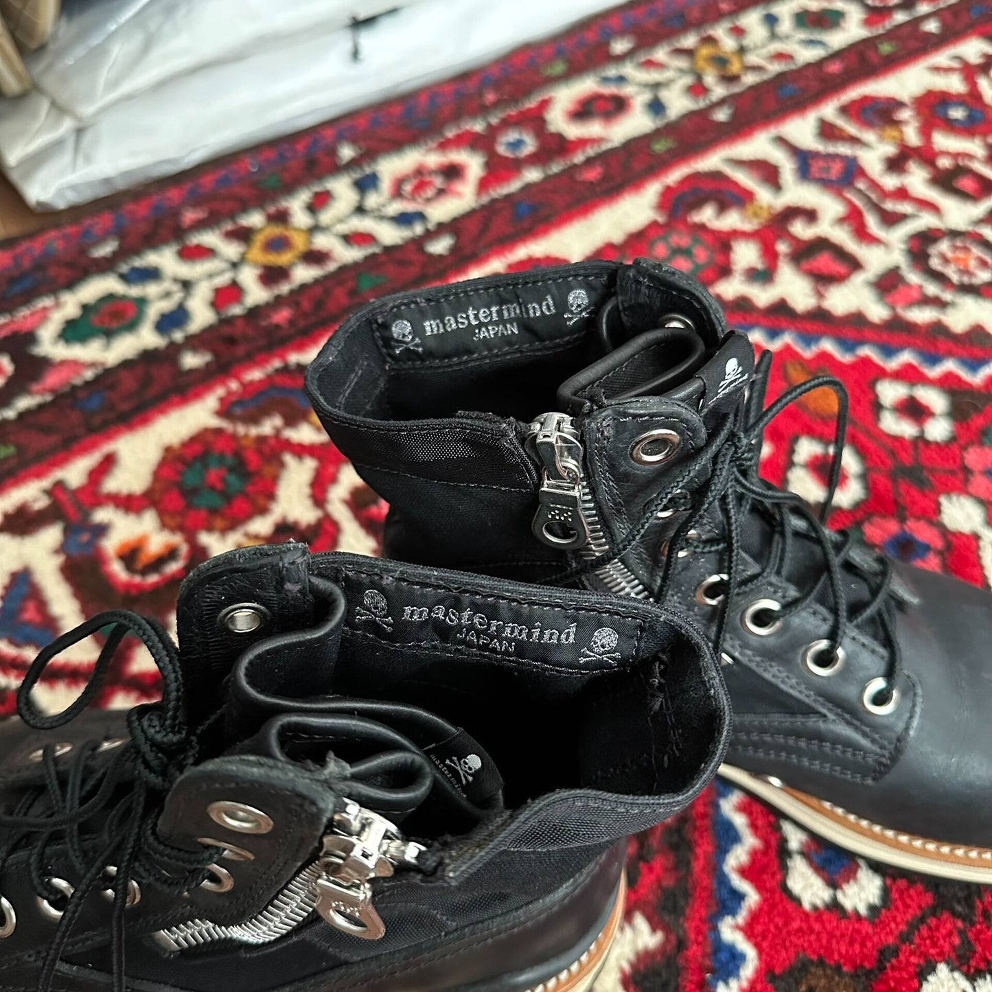 Visvim X mastermind Japan Black Boots