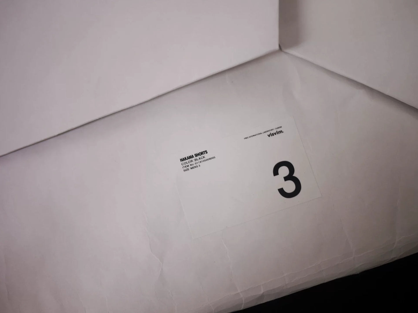 visvim hakama black shorts for men