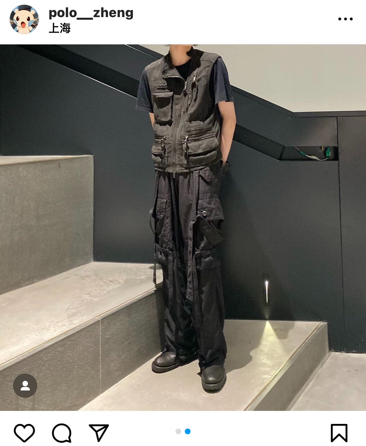 haider ackermann military multi-pocket vest