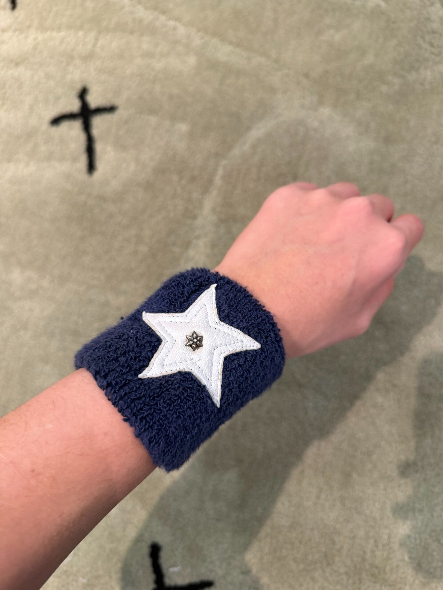 Chrome Hearts Star Patch Wristband