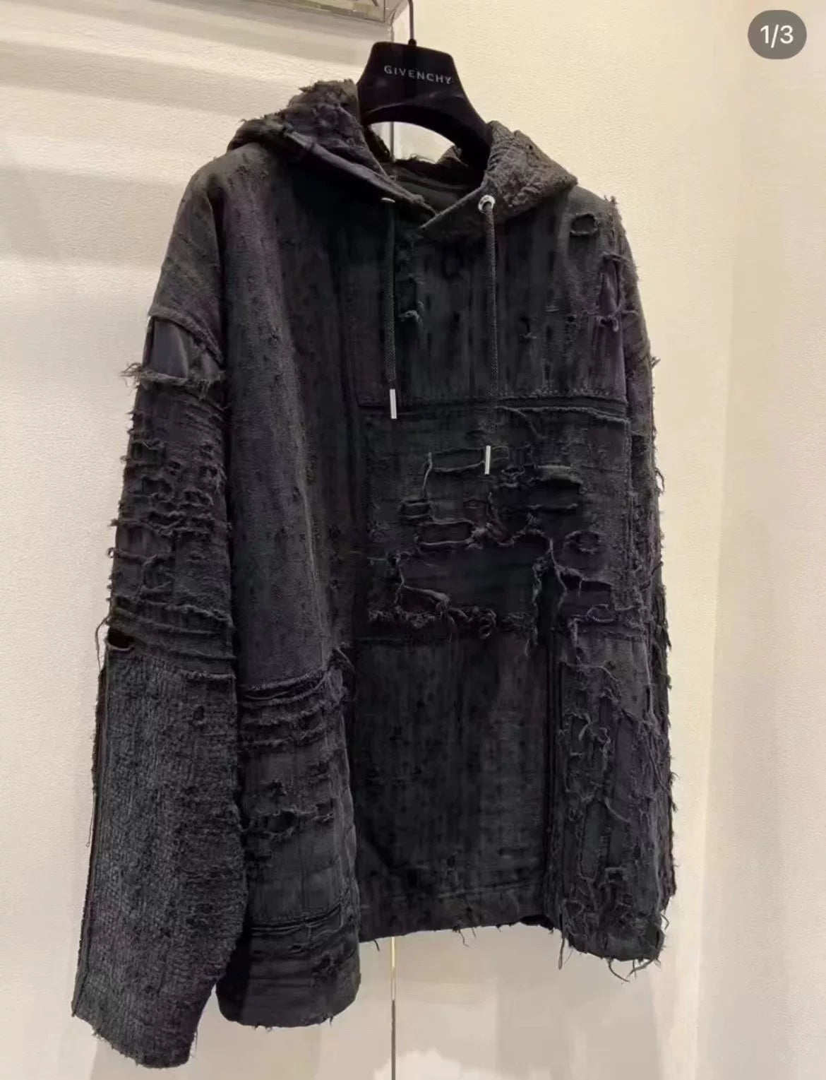 Givenchy Boro Distressed Hoodie