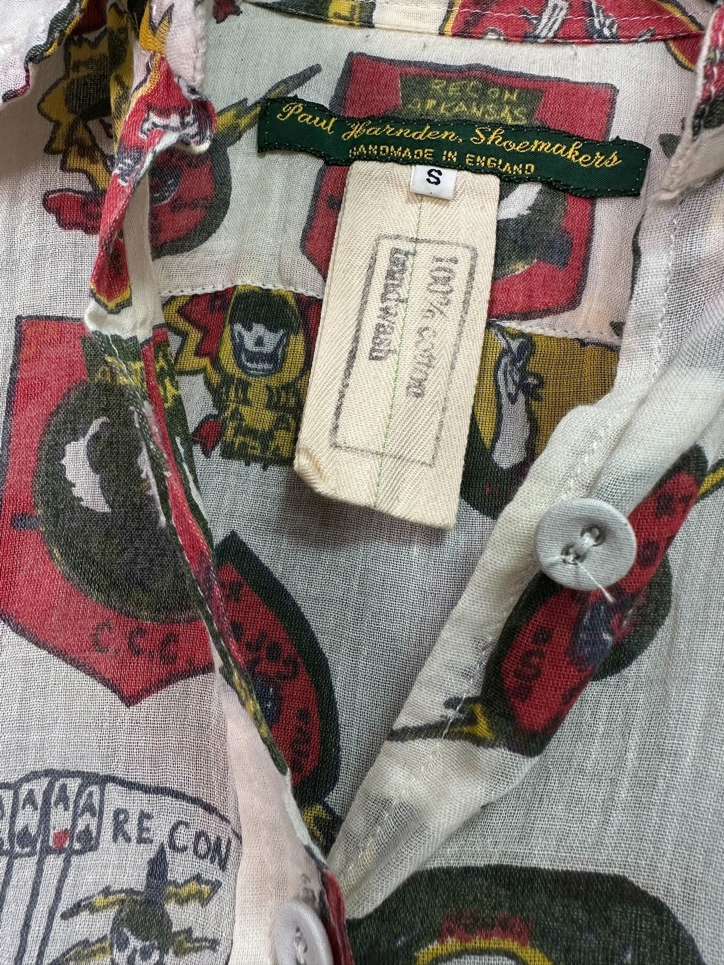 paul harnden early comic print shirt