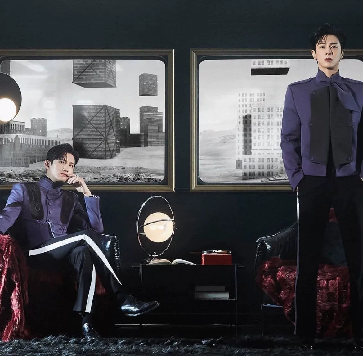 Dior Men Double-Breasted Wool Suit Jacket