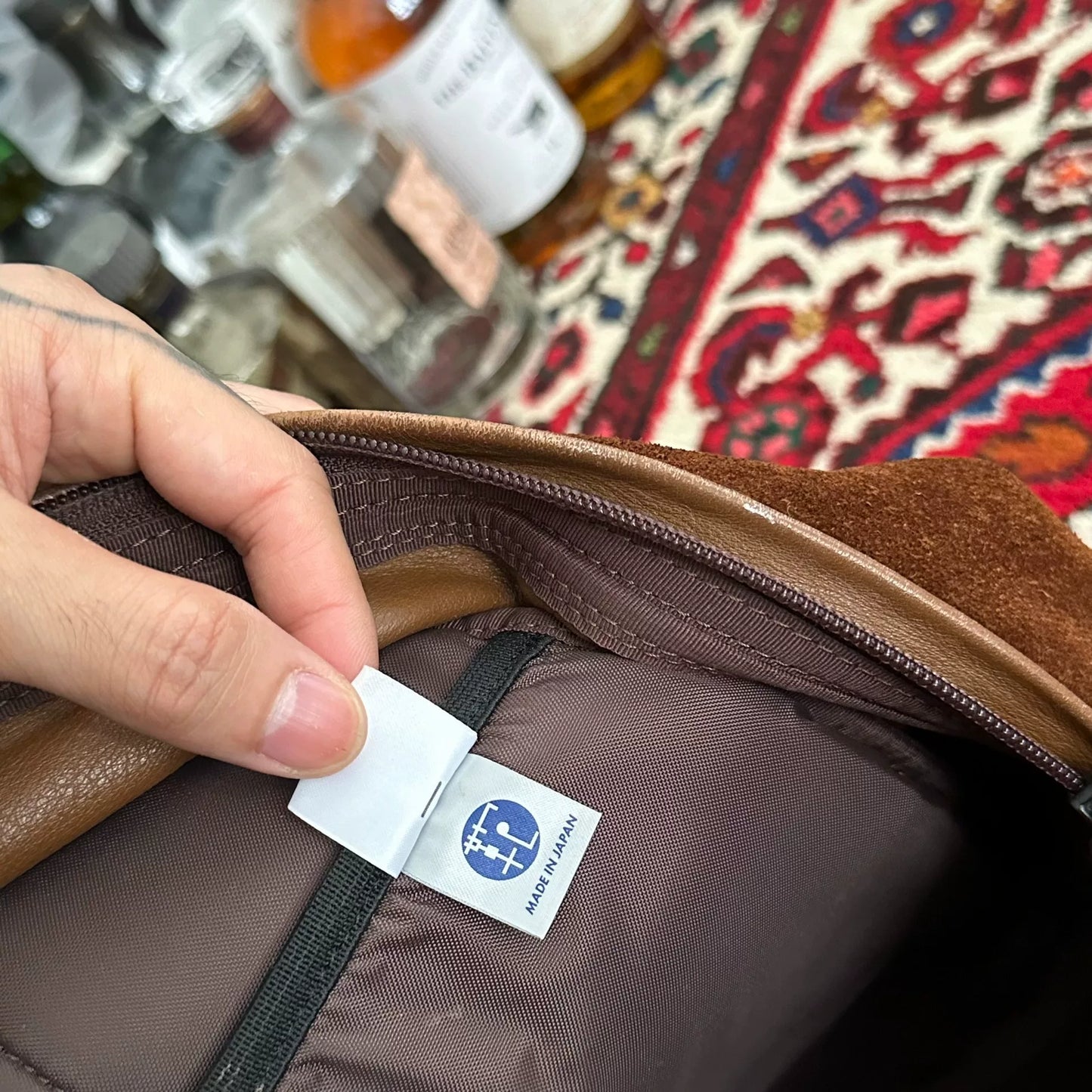 porter both day pack leather backpack