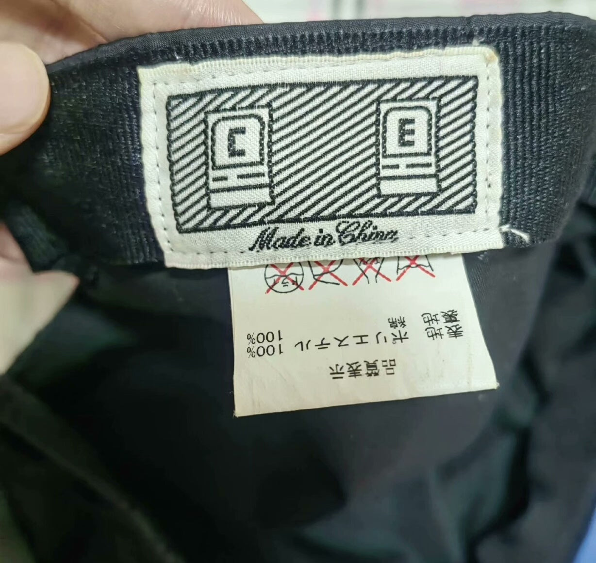 cavempt classic cap with blue logo