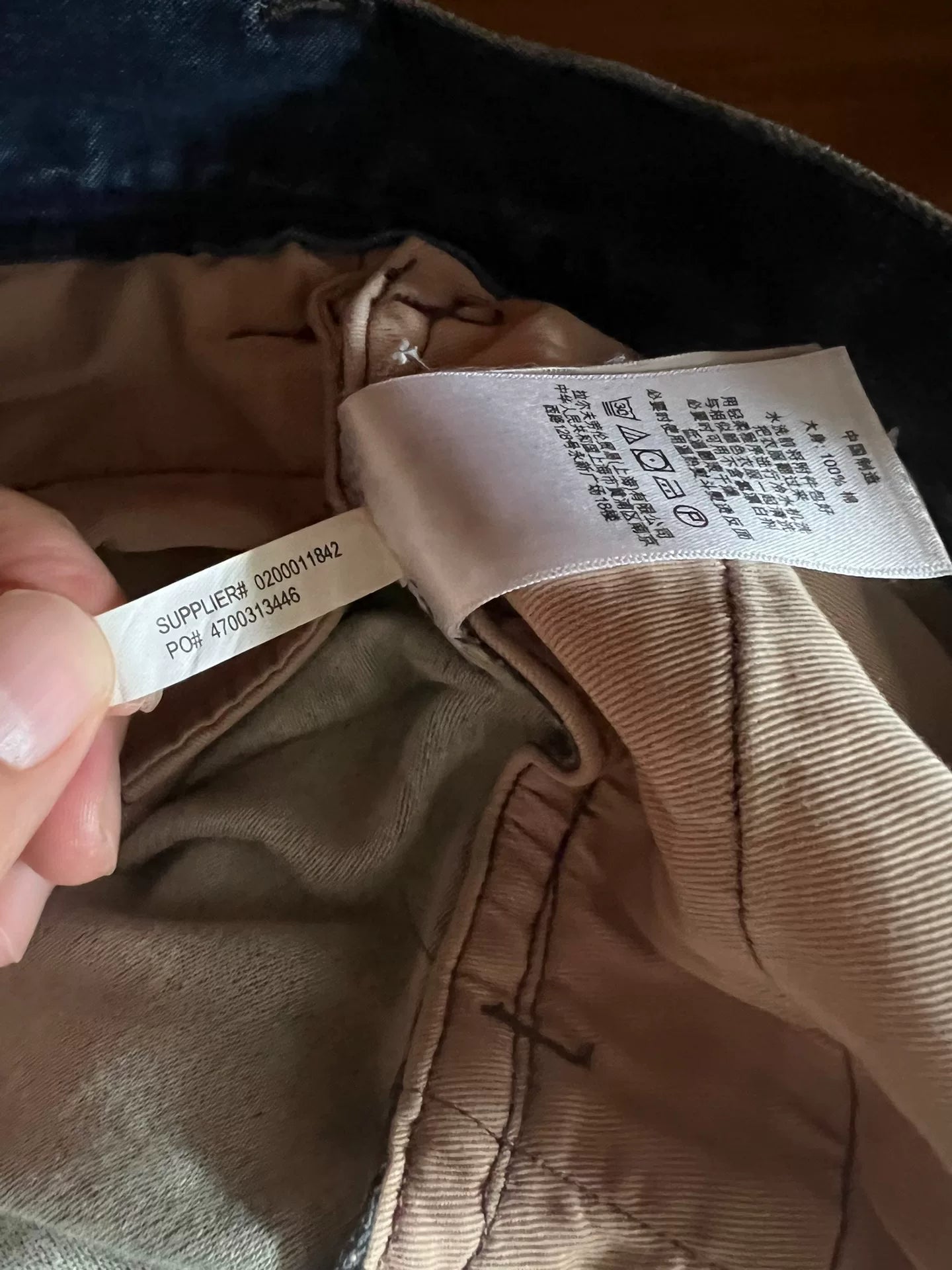 double rrl denim suspender pants