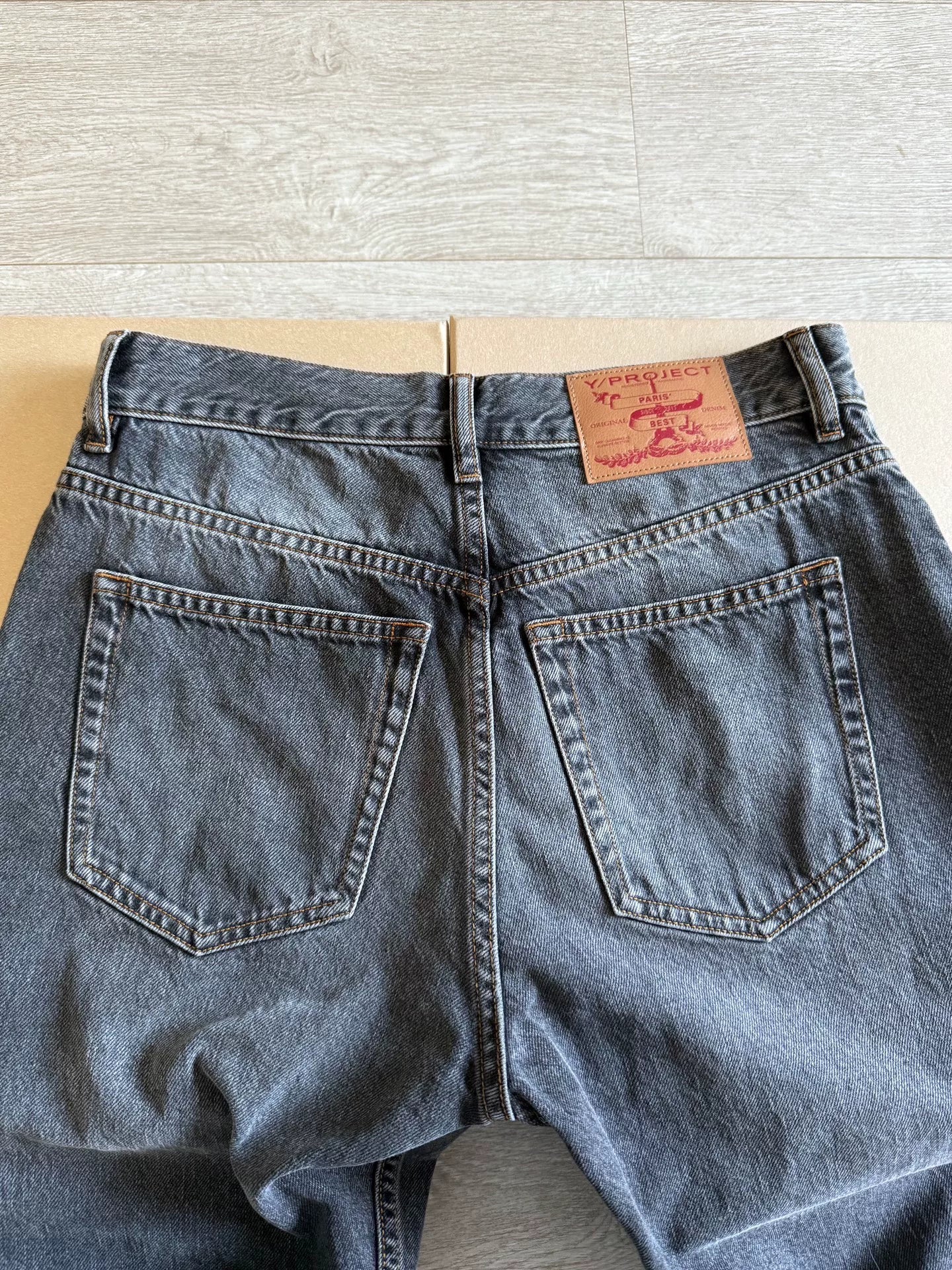 Y/Project Embroidered Western Denim Pants