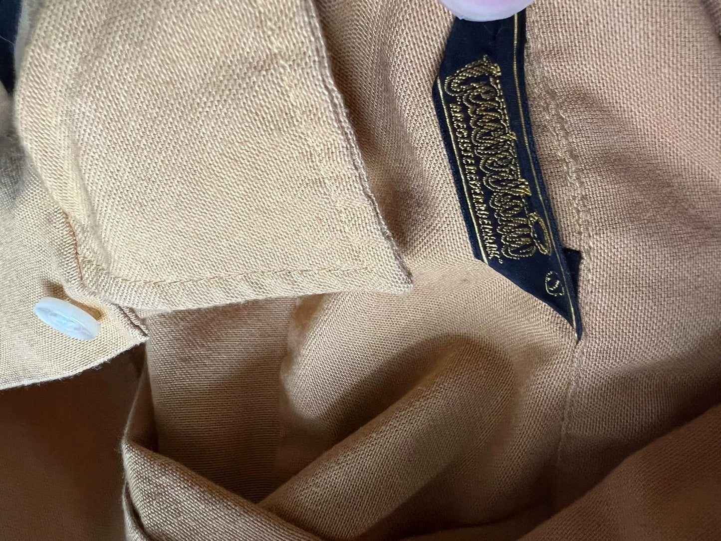 vintage tenderloin yellow bowling short sleeve shirt